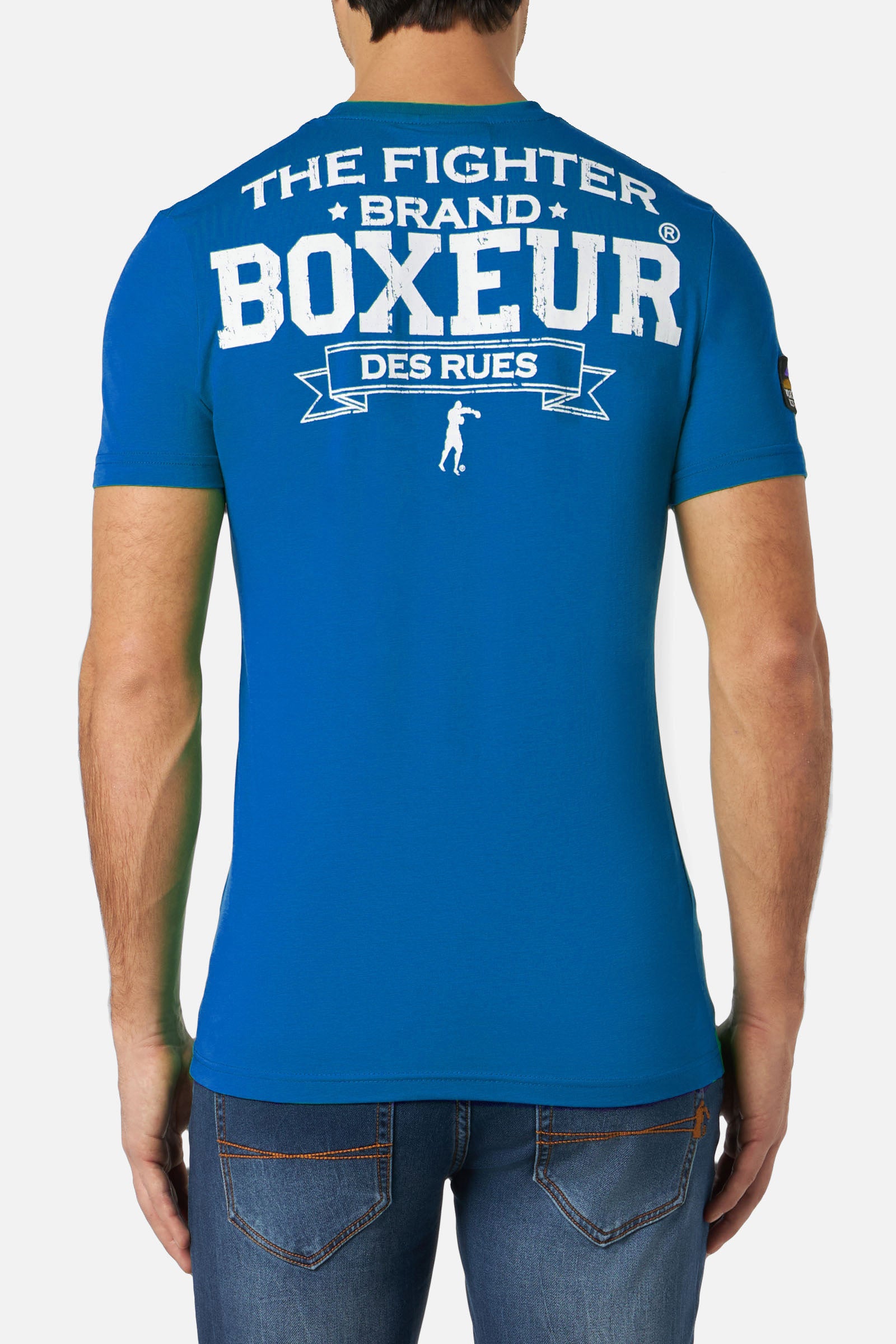 T-shirt Boxeur Street 2 in Cobalt Blue T-Shirts Boxeur des Rues