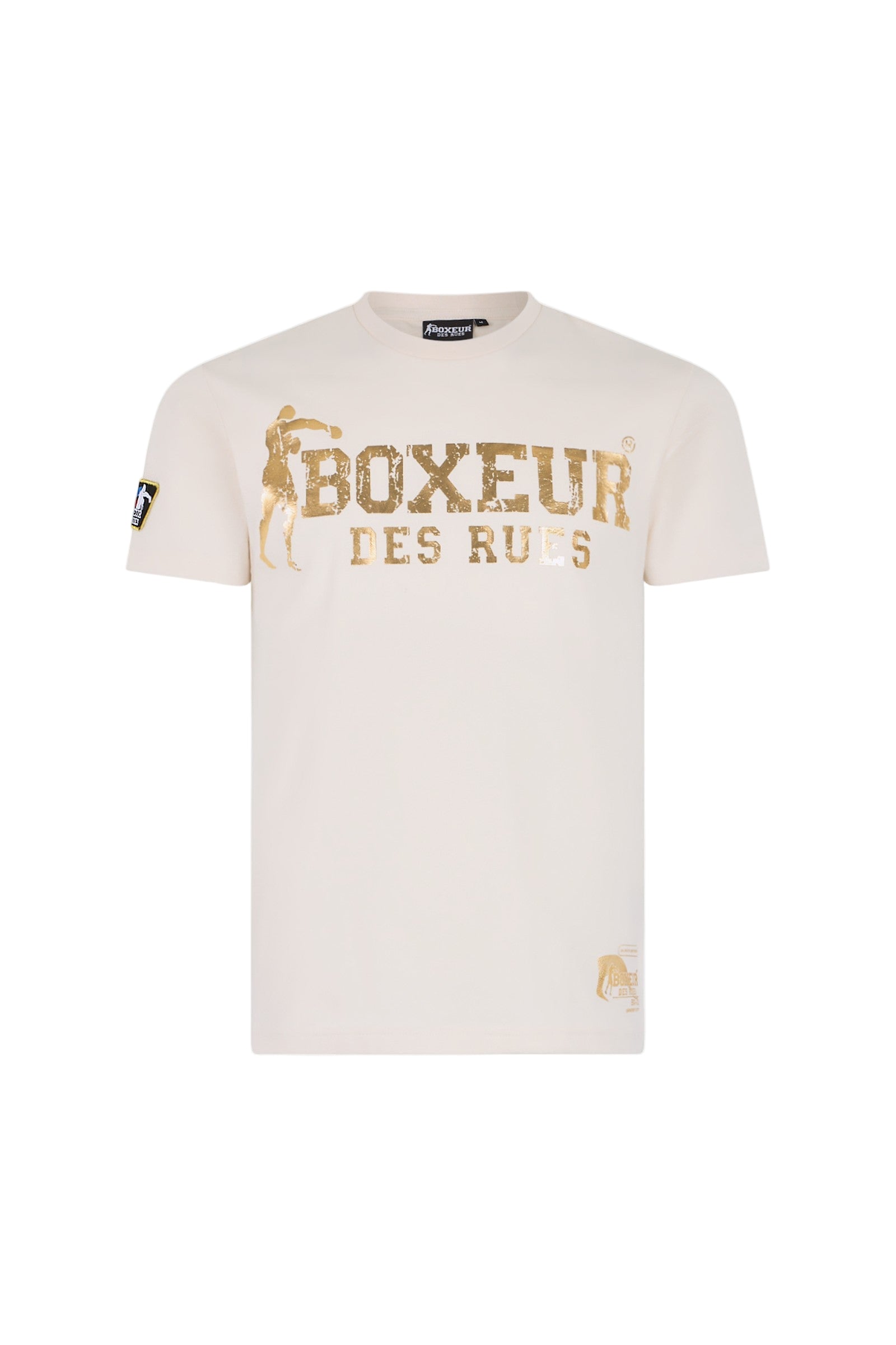 T-shirt Boxeur Street 2 in Butter T-shirts Boxeur des Rues