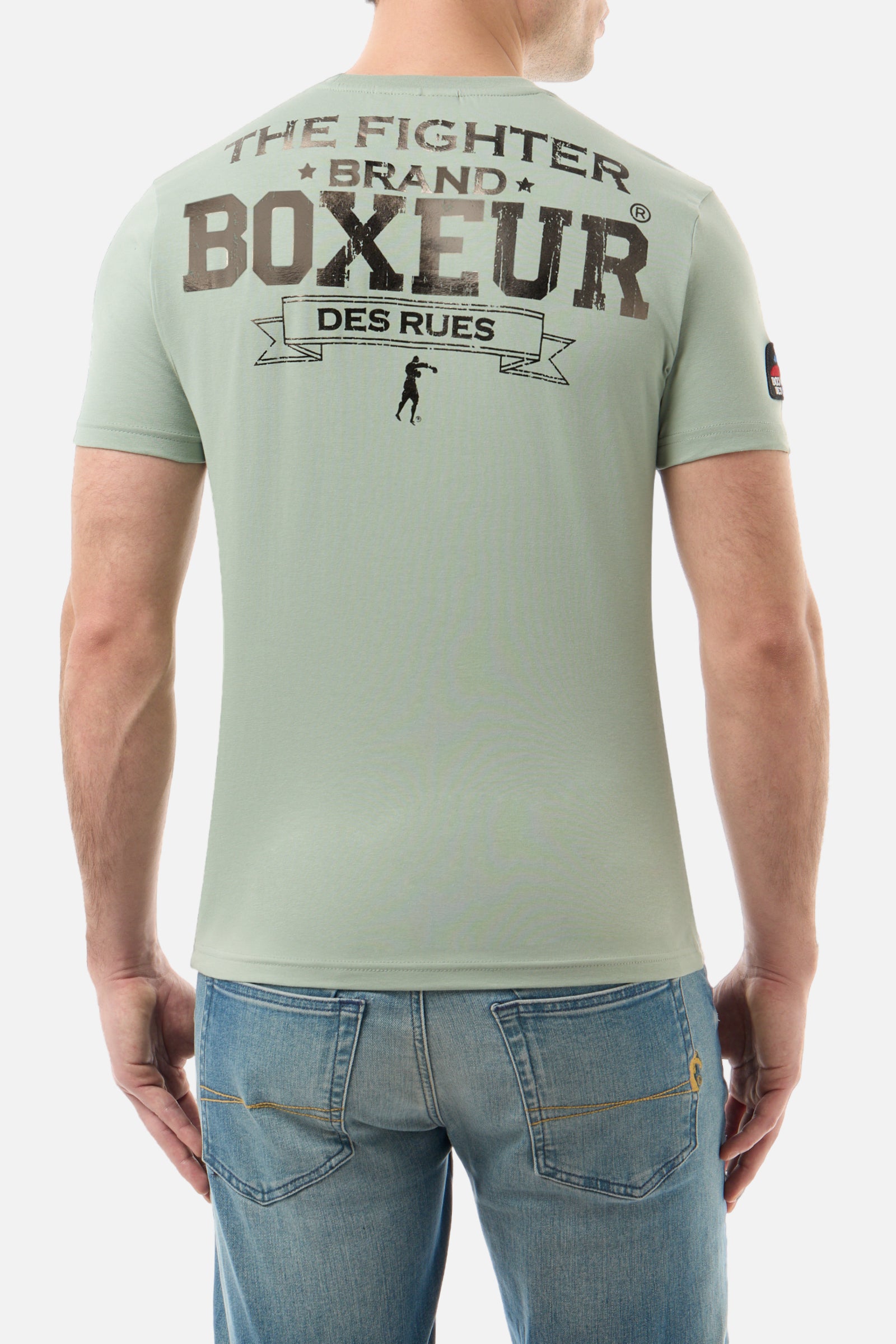 Boxeur Street 2 T-shirt in Sage