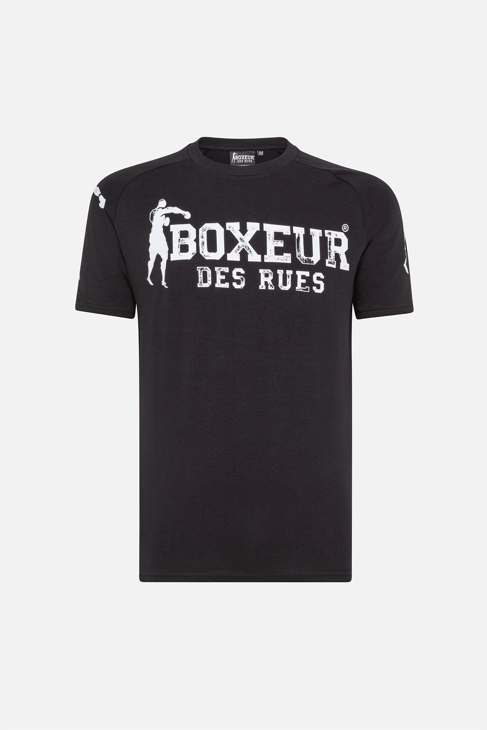 Logo Raglan T-Shirt in Black T-Shirts Boxeur des Rues