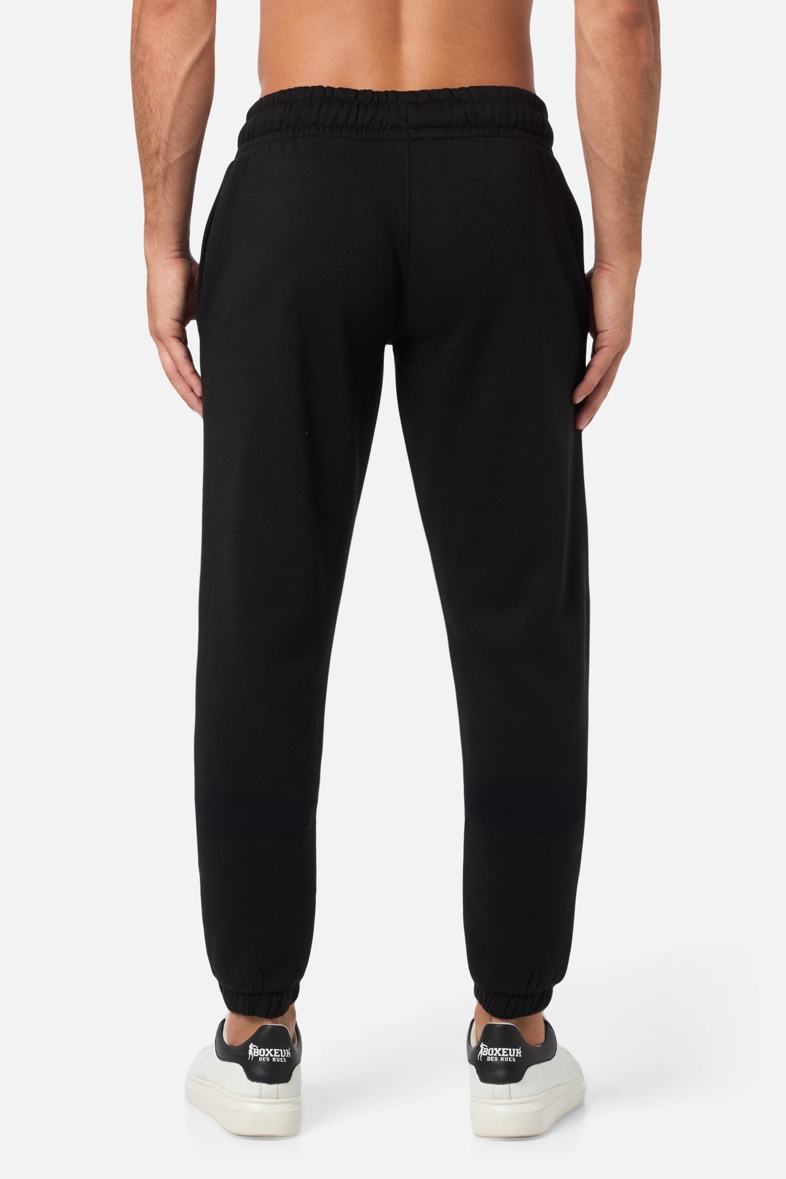 Long Pants With Patch in Black Pants Boxeur des Rues