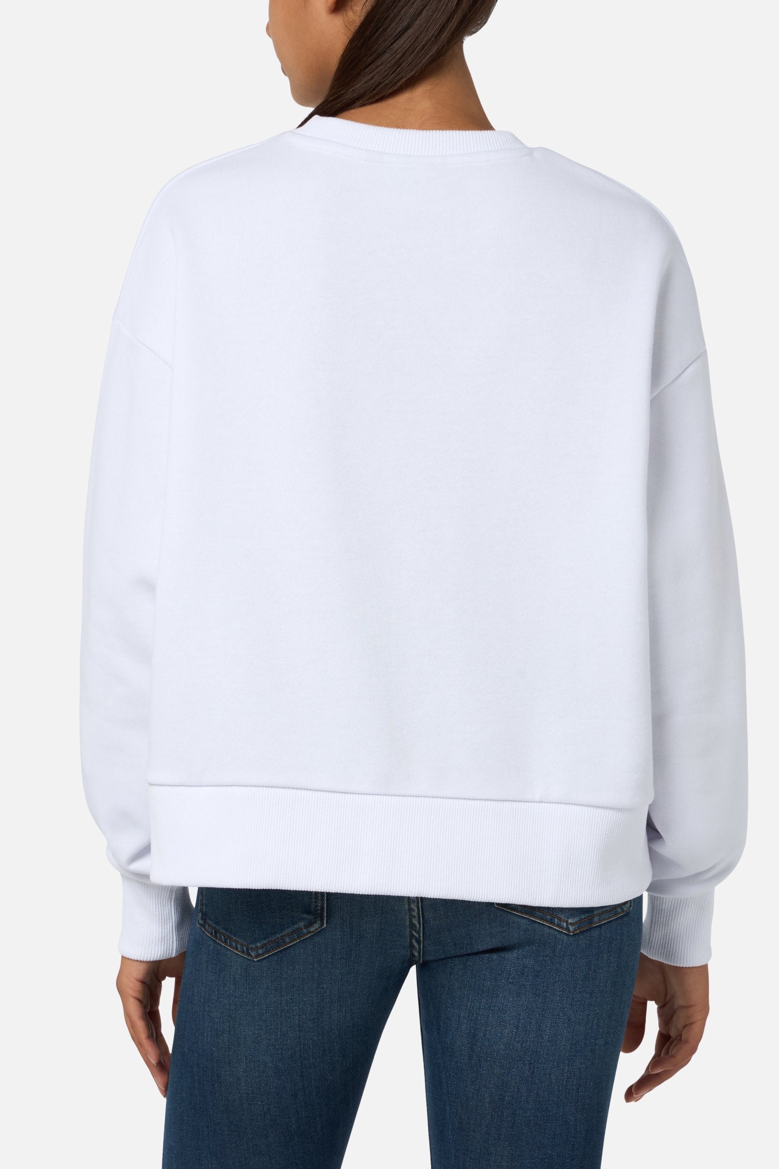 Crew Neck Sweatshirt in White Sweatshirts Boxeur des Rues