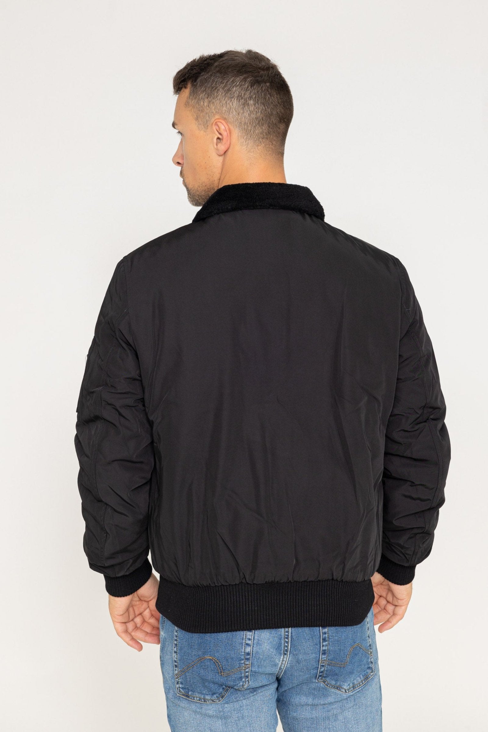 Curtiss M Bomber Jacket in Black Jackets Bombers Original
