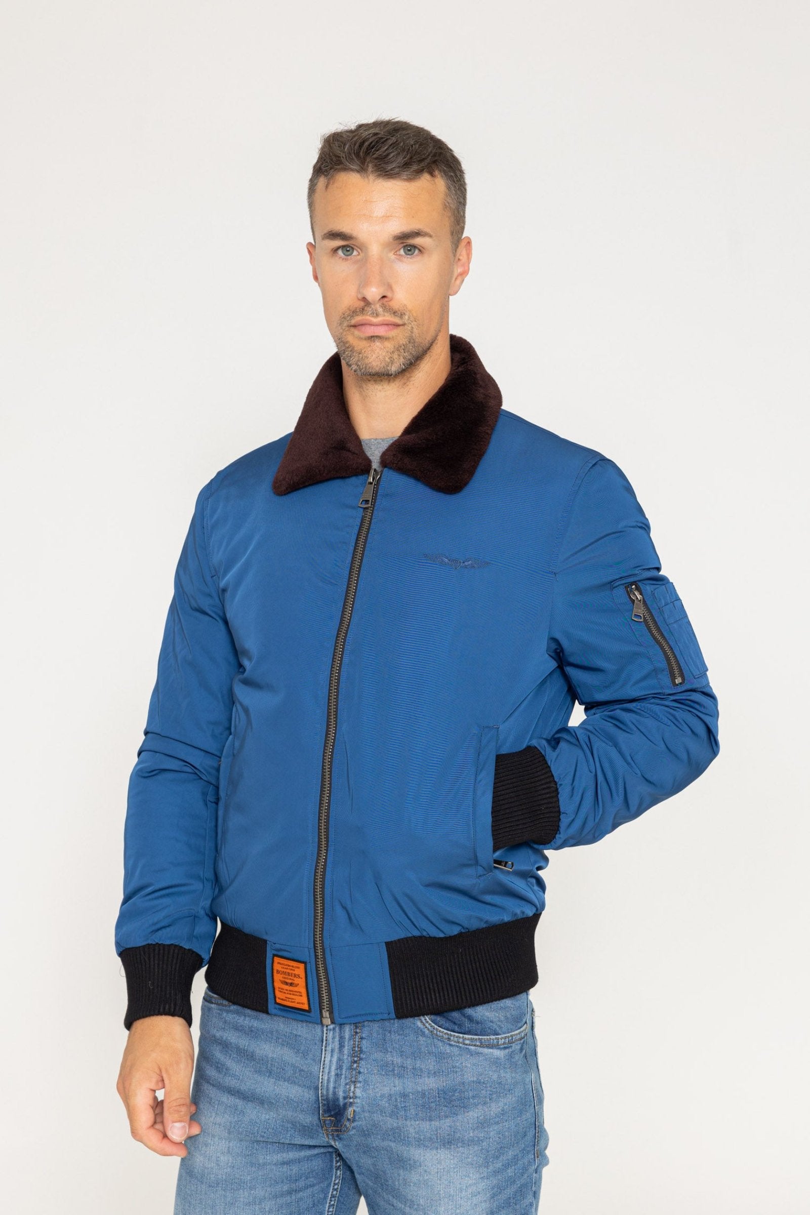 Curtiss M bomber jacket in Indigo Jackets Bombers Original