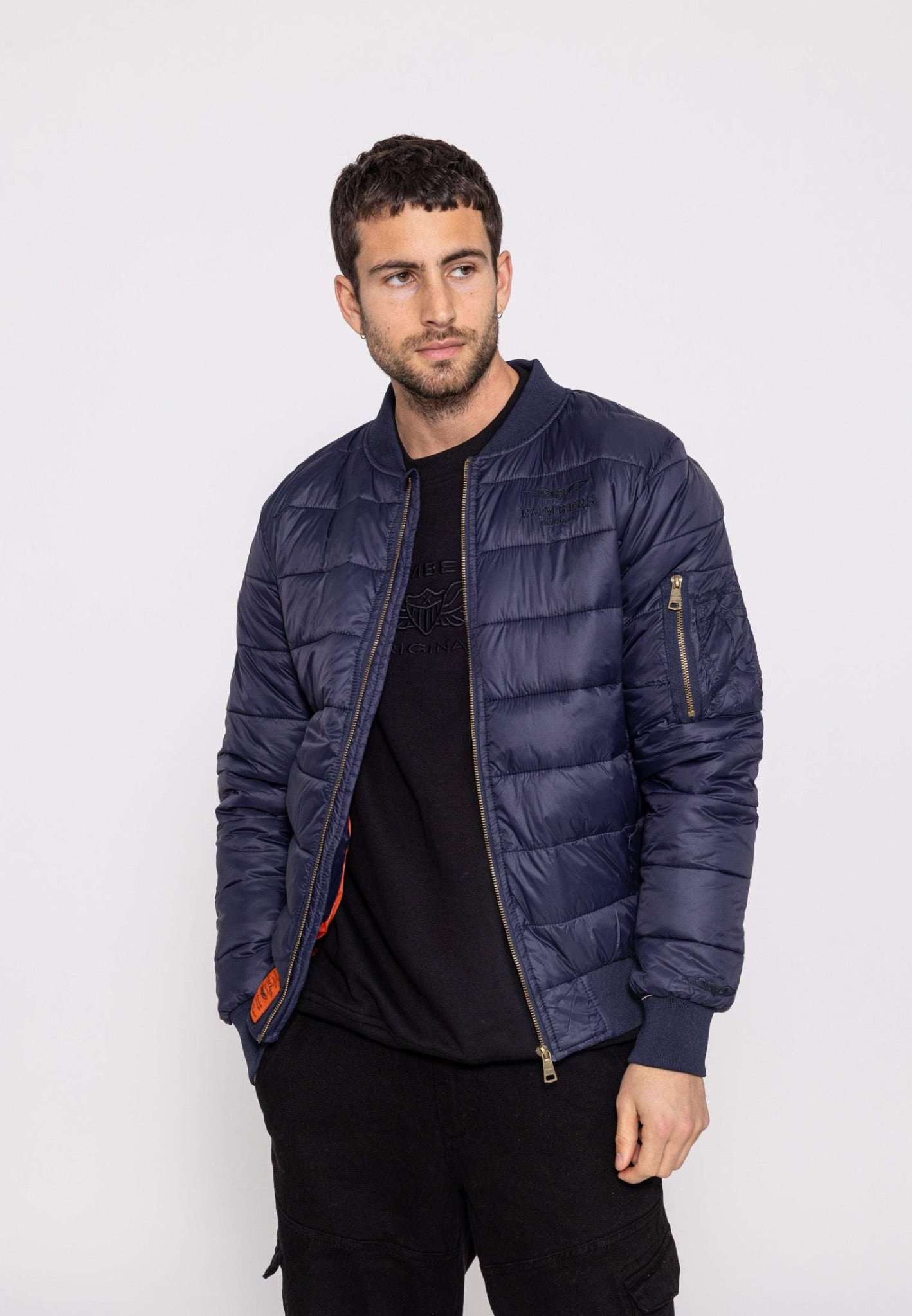 Dallas M down jacket in Navy Jackets Bombers Original