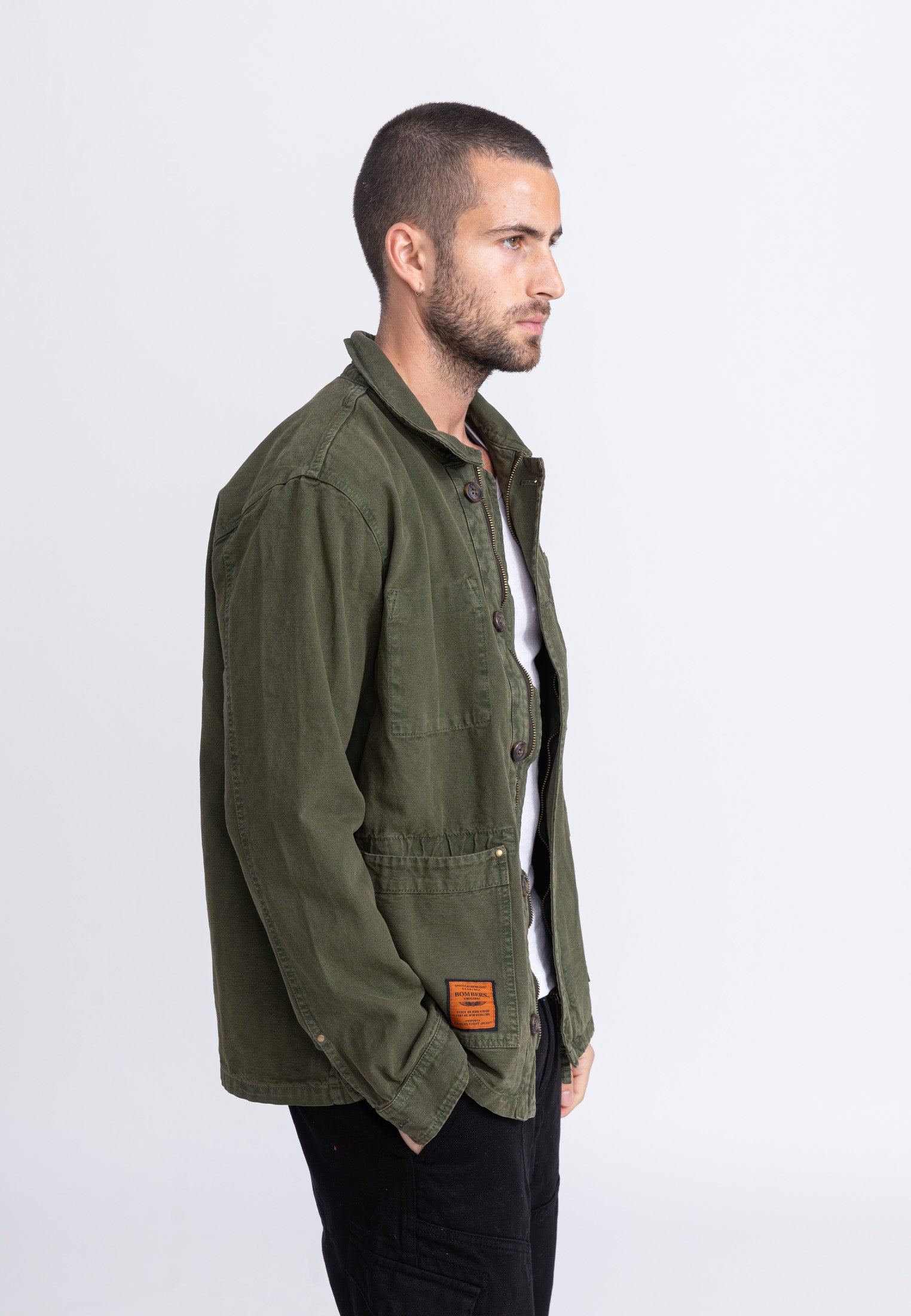 Davis M Jacket in Kaki Jackets Bombers Original