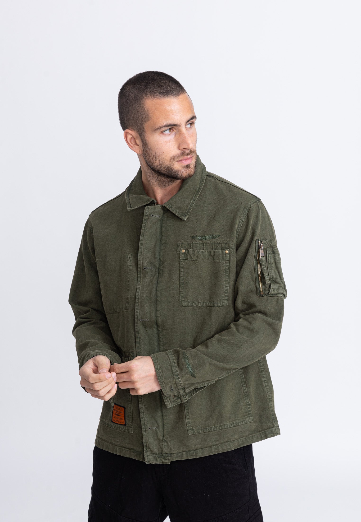 Davis M Jacket in Kaki Jackets Bombers Original