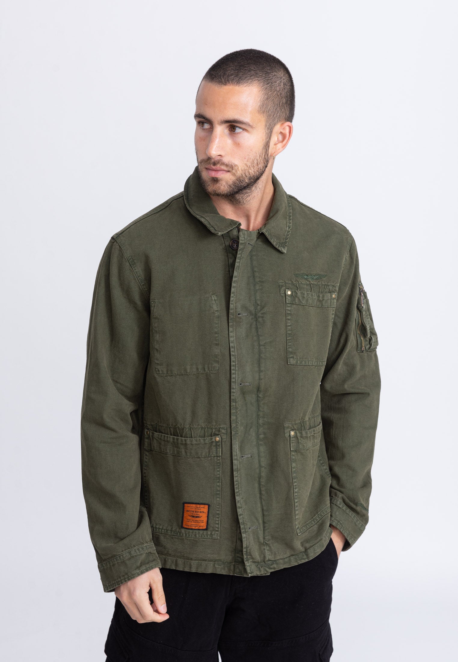 Davis M Jacket in Kaki Jackets Bombers Original