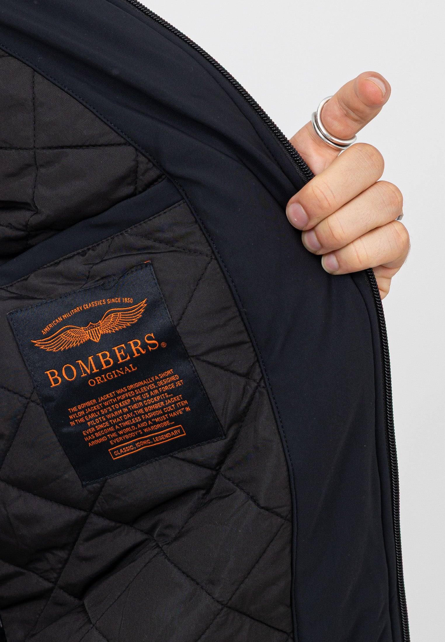 Edwards-M in Black Jackets Bombers Original