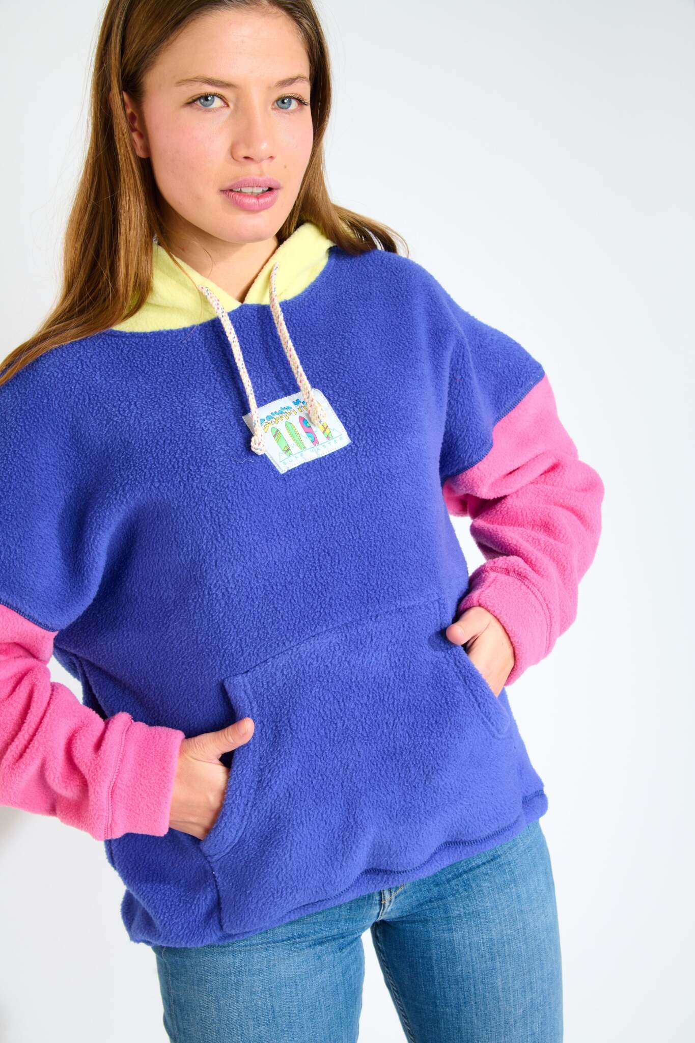 FJORD-HILLSIDE Hooded sweater in Encre Hooded sweater Banana Moon