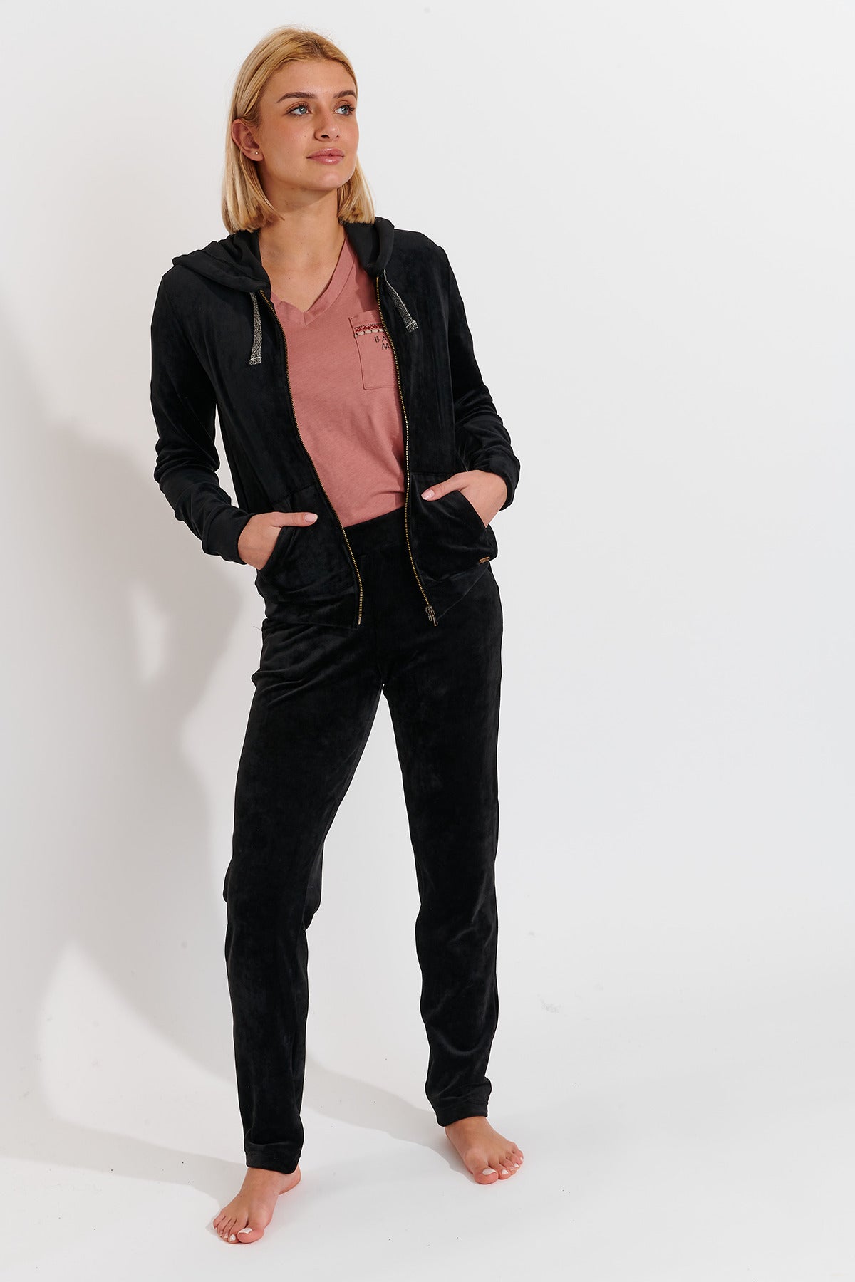 FRESCO-SEALAKE Sweat jacket in Noir Sweat jackets Banana Moon