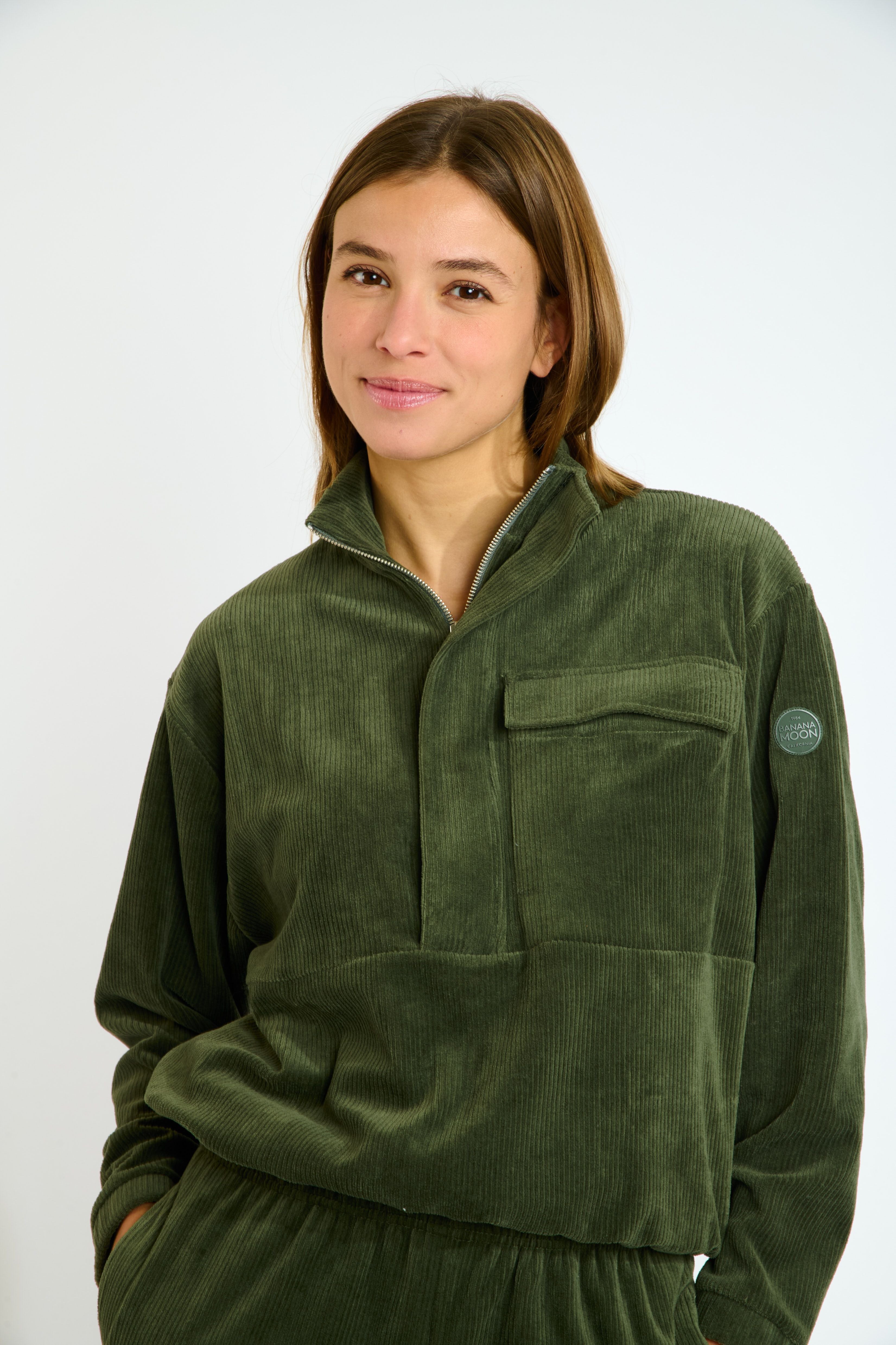 GAVIN-QUANDARY sweatshirt in khaki Sweatshirts Banana Moon