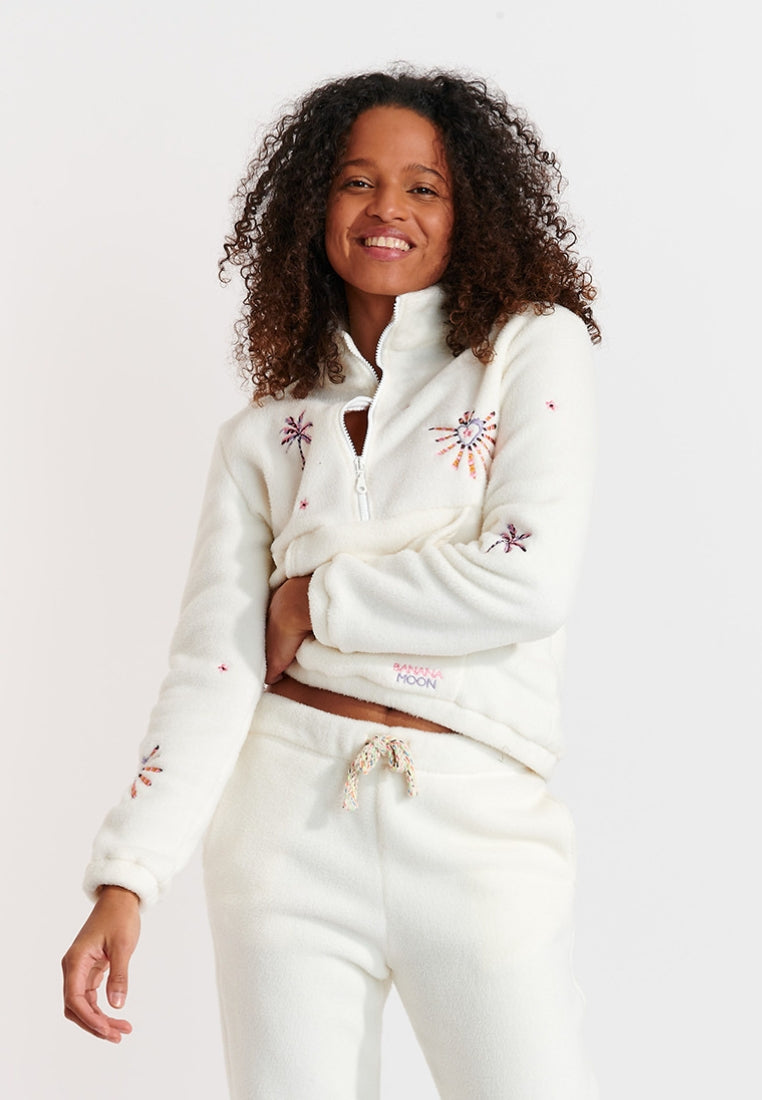 GOLDY-CHILLIWACK sweatshirt in ecru Sweatshirts Banana Moon