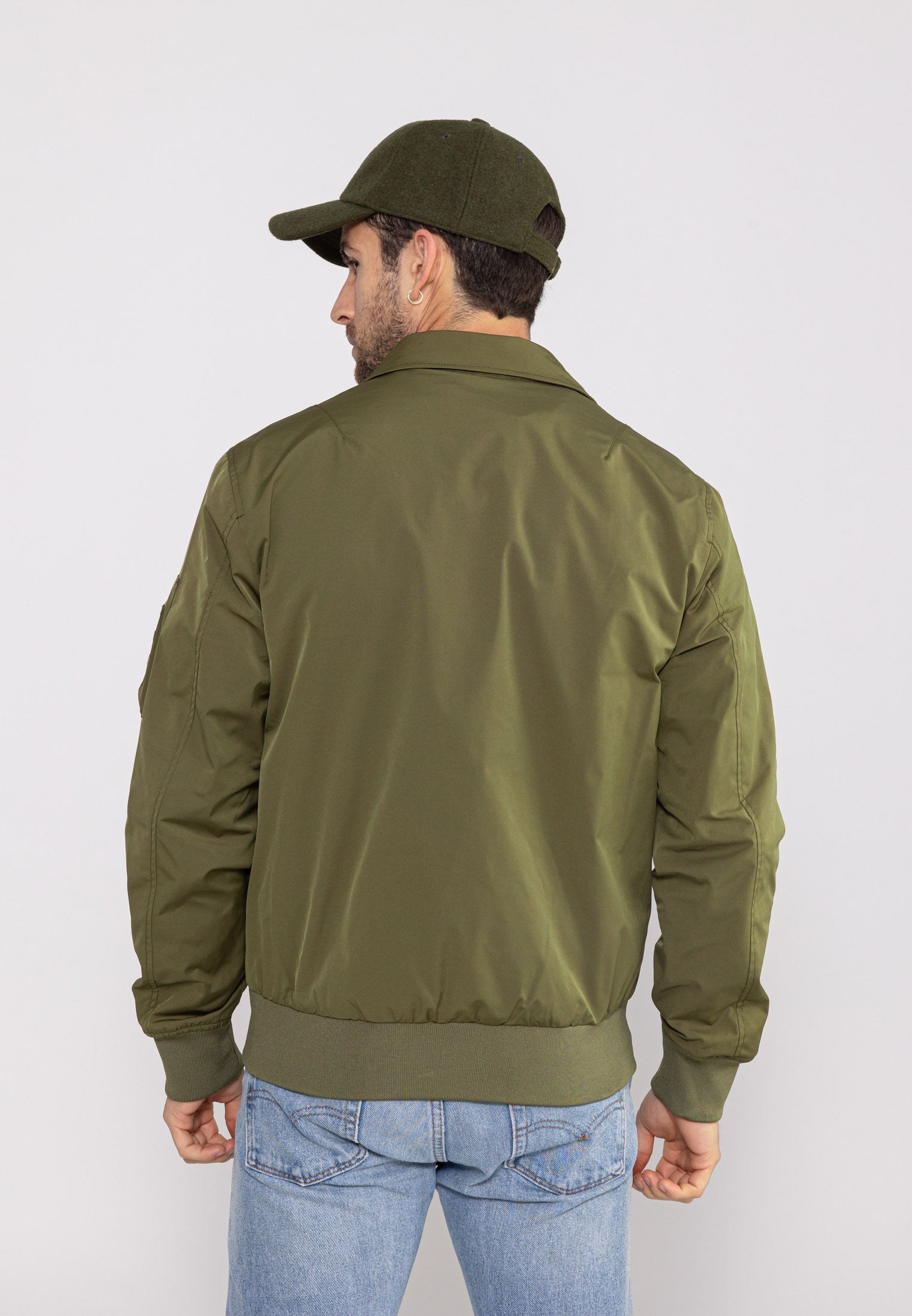Hawk M bomber jacket in kaki Jackets Bombers Original