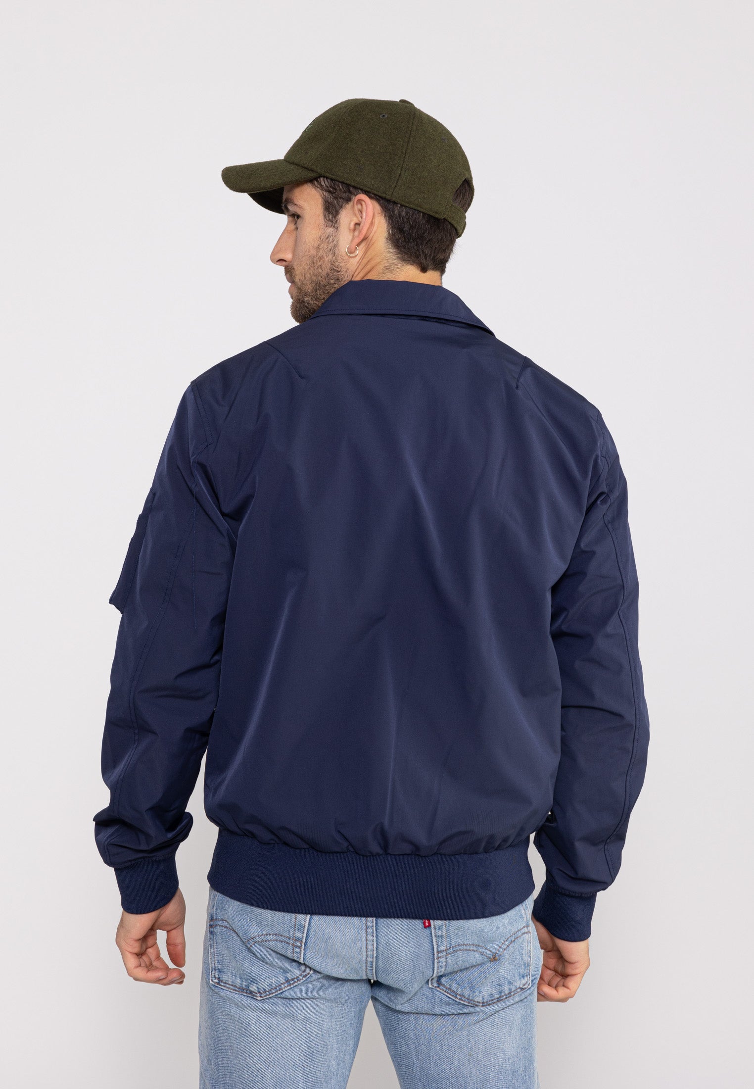 Hawk M bomber jacket in Navy Jackets Bombers Original