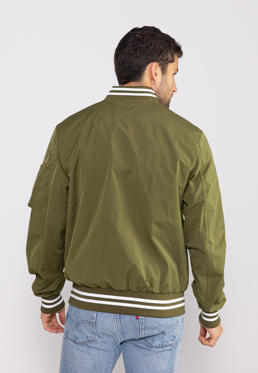 Hiller M bomber jacket in khaki Jackets Bombers Original