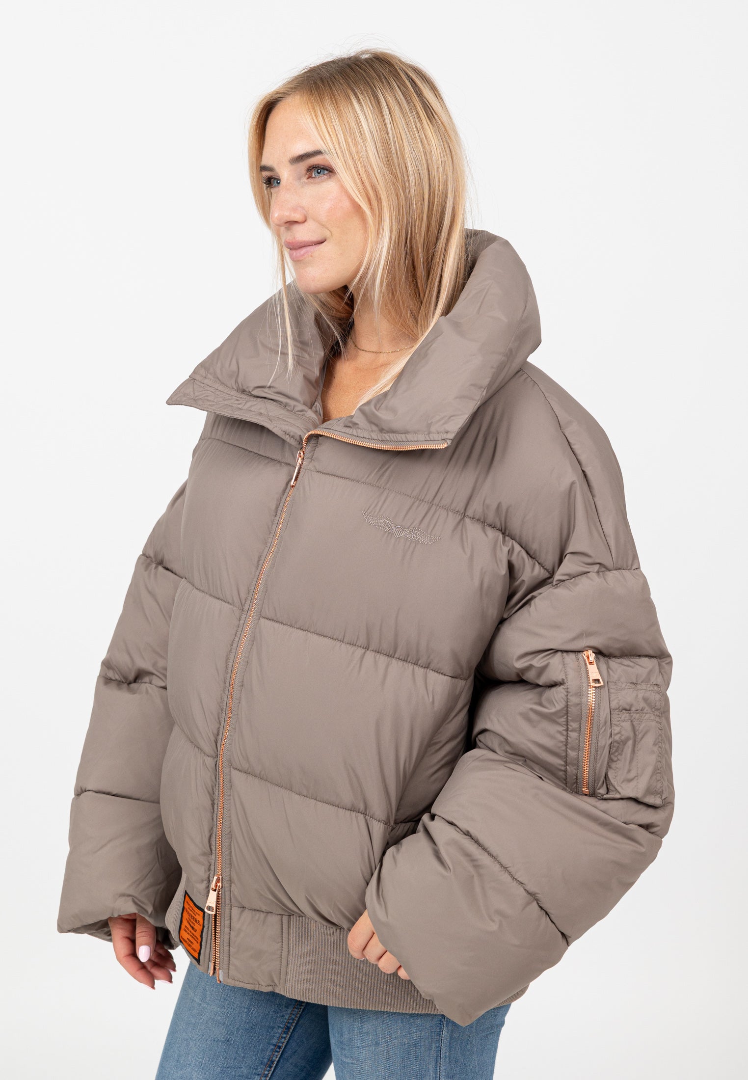Hill-W in Taupe Jackets Bombers Original