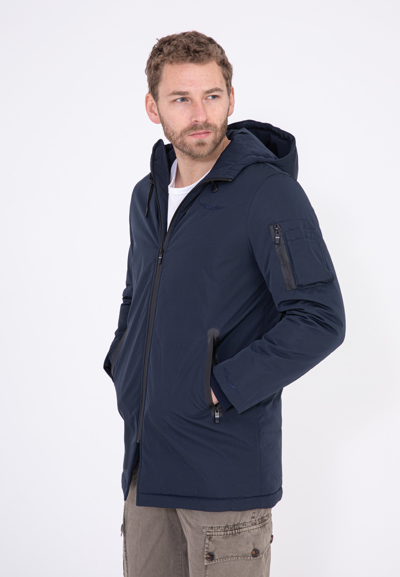 Iowa M down jacket in Navy Jackets Bombers Original