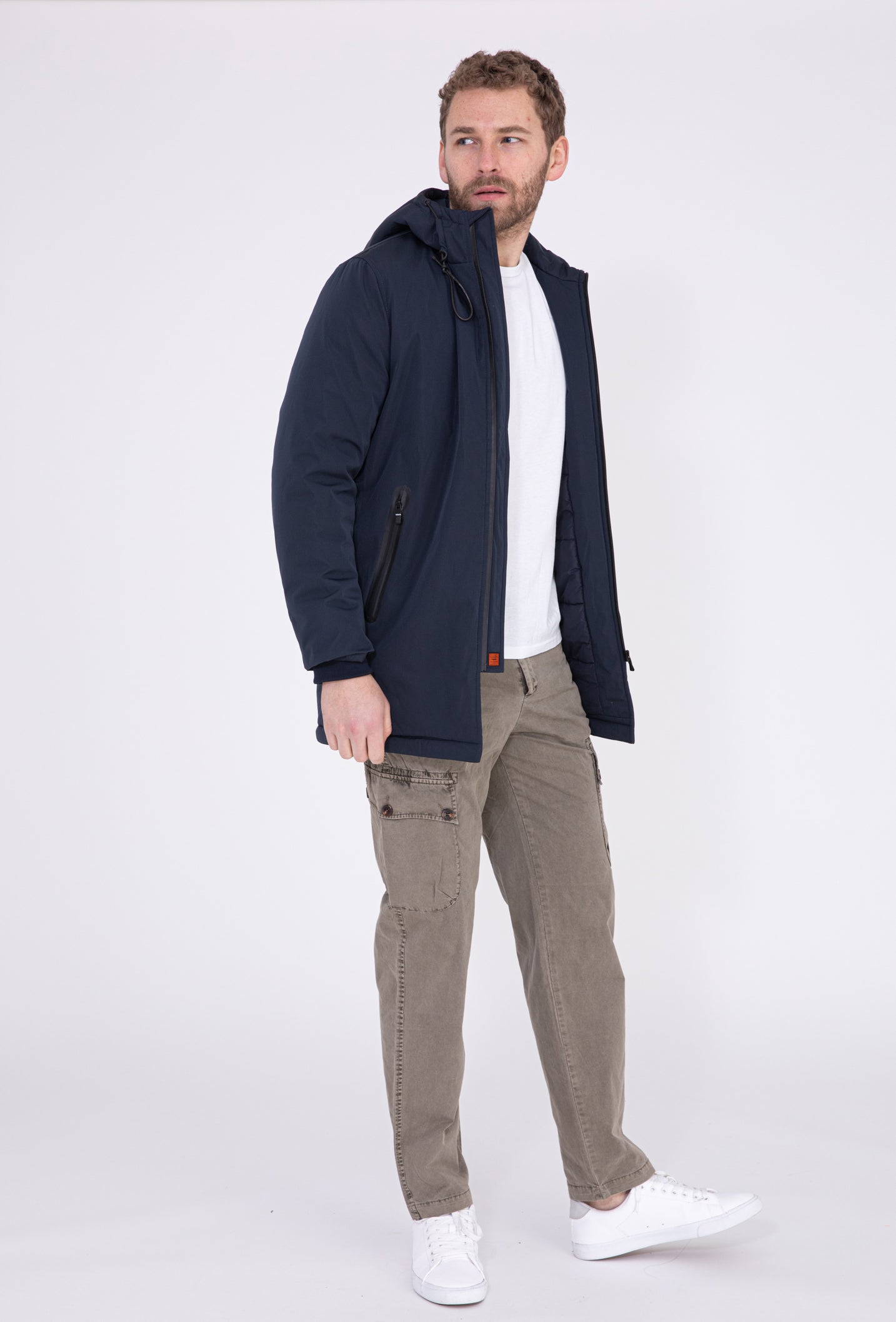 Iowa M down jacket in Navy Jackets Bombers Original