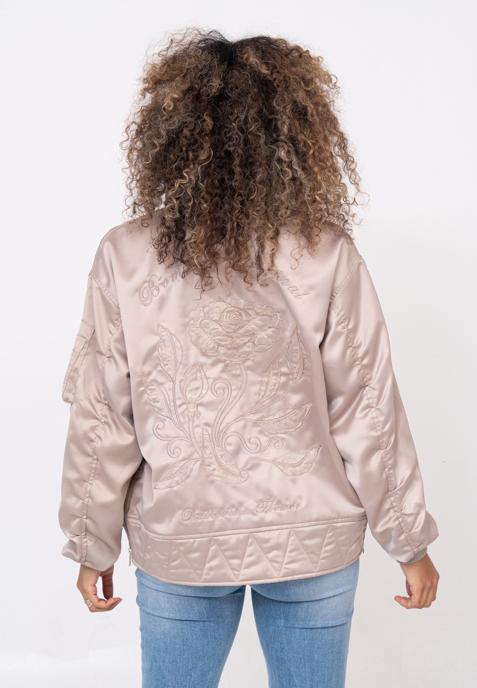 Kansas W bomber jacket in taupe Jackets Bombers Original