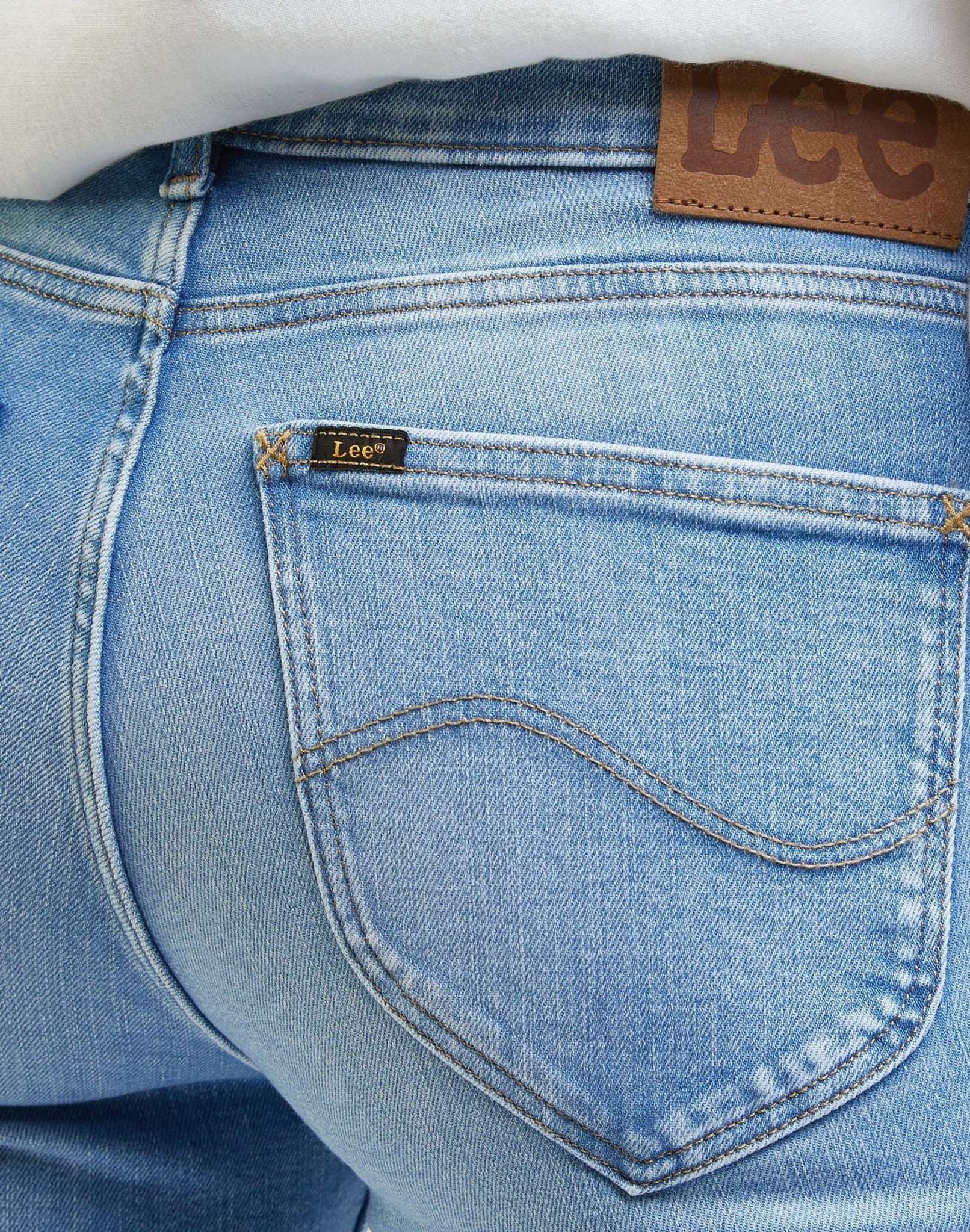 Marion Straight In Rushing In Light Jeans Lee