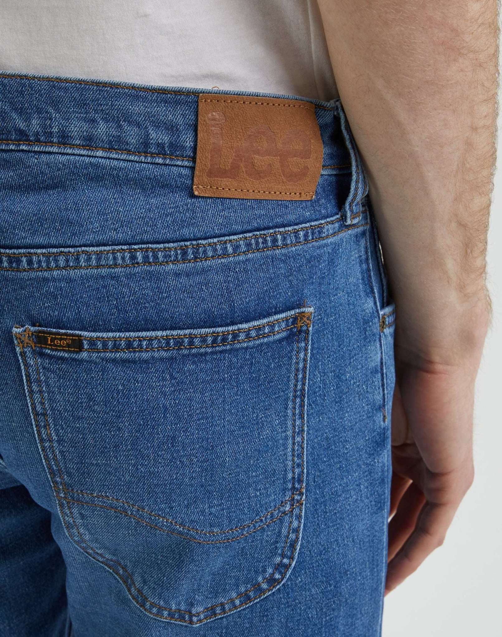 Luke in Blue Shadow Mid Jeans Lee
