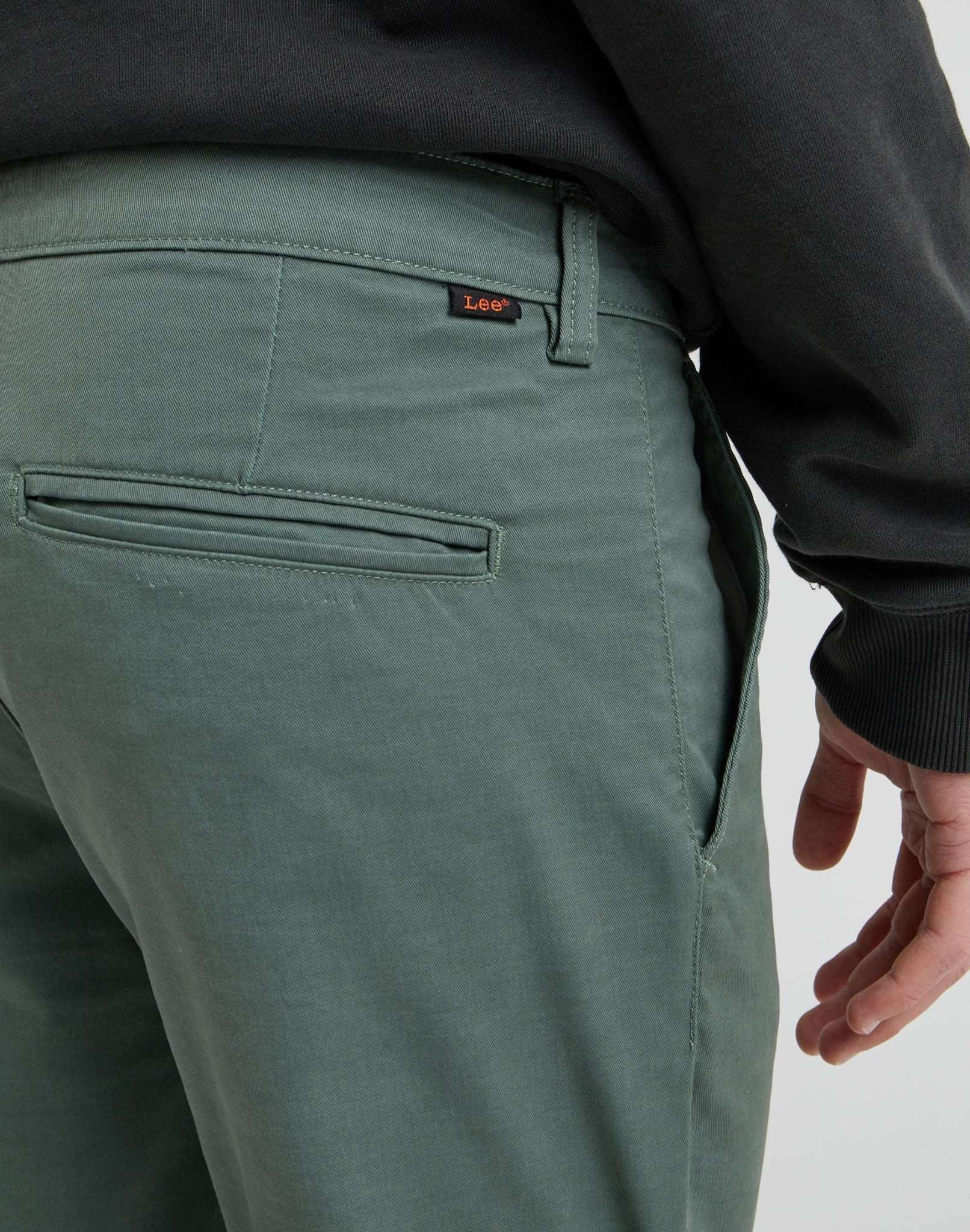 Slim Chino in Fort Green Pants Lee