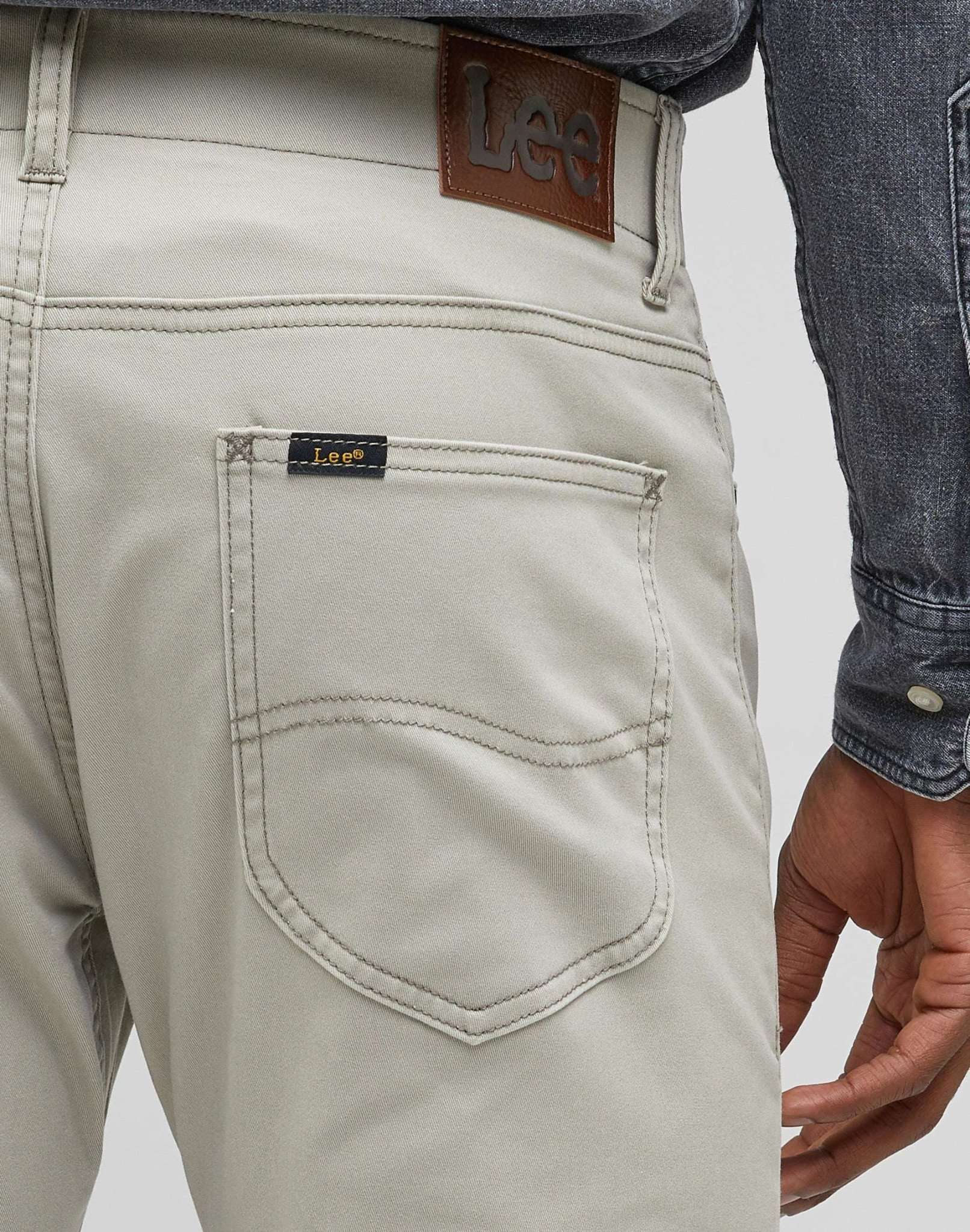 Slim Fit MVP in Mushroom Pants Lee
