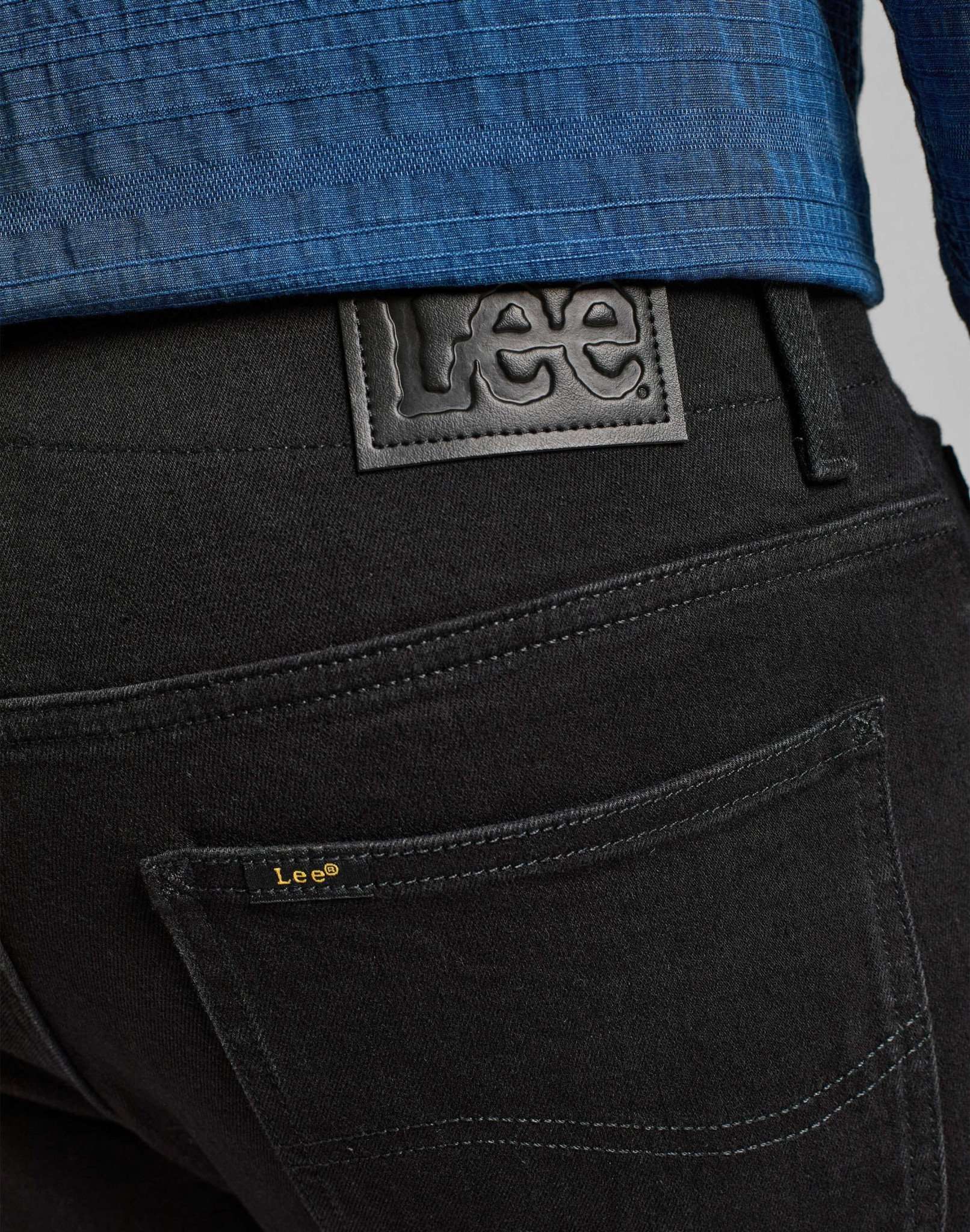 Slim Fit MVP in Black Jeans Lee