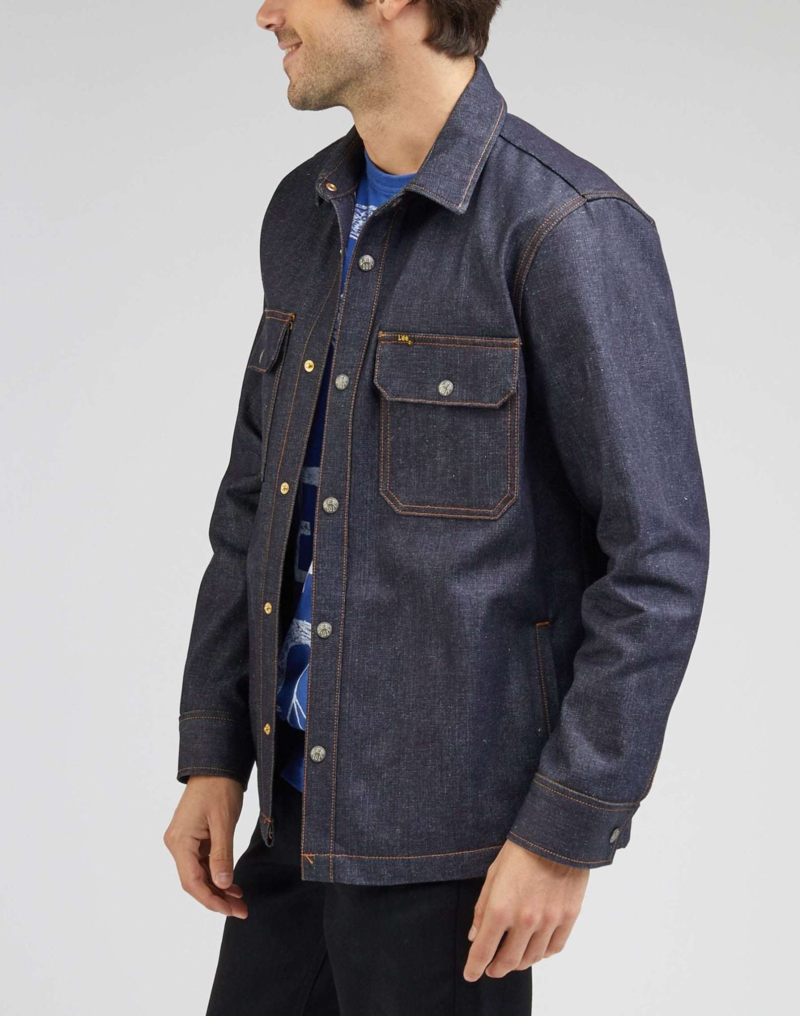101 Denim Overshirt in Dry Jackets Lee