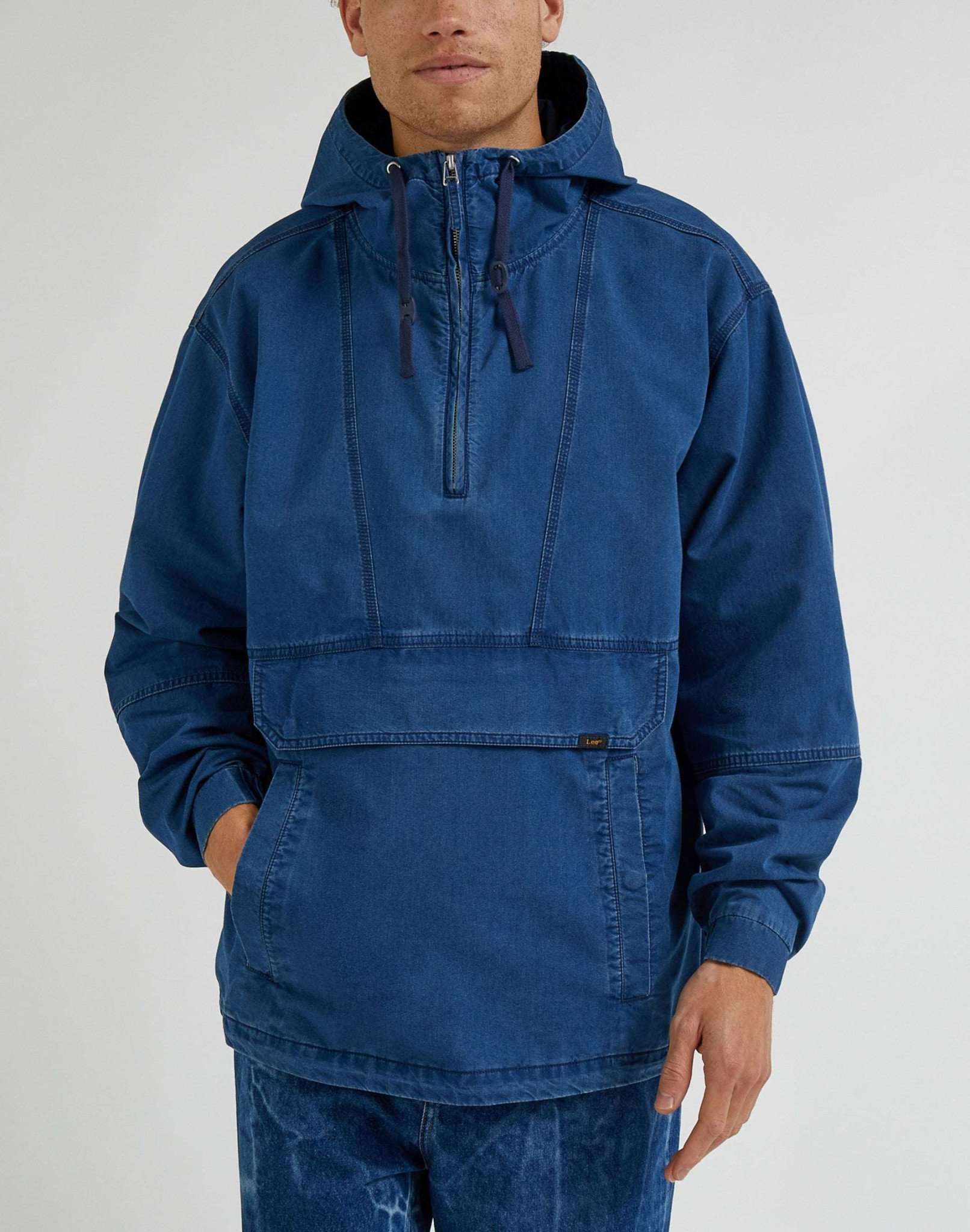 Anorak in indigo jackets Lee