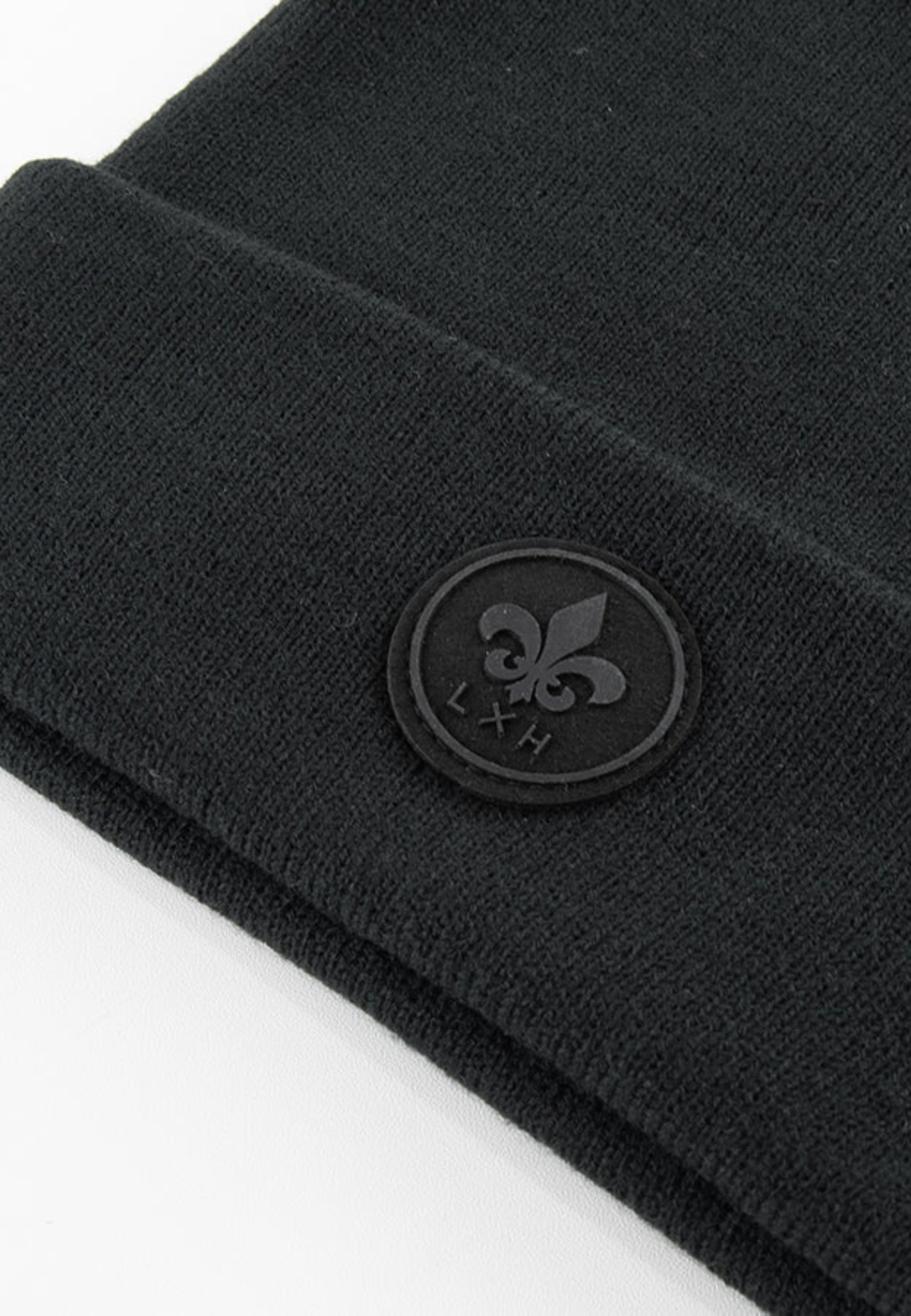 Bonnet Maille Fine in Noir caps LXH