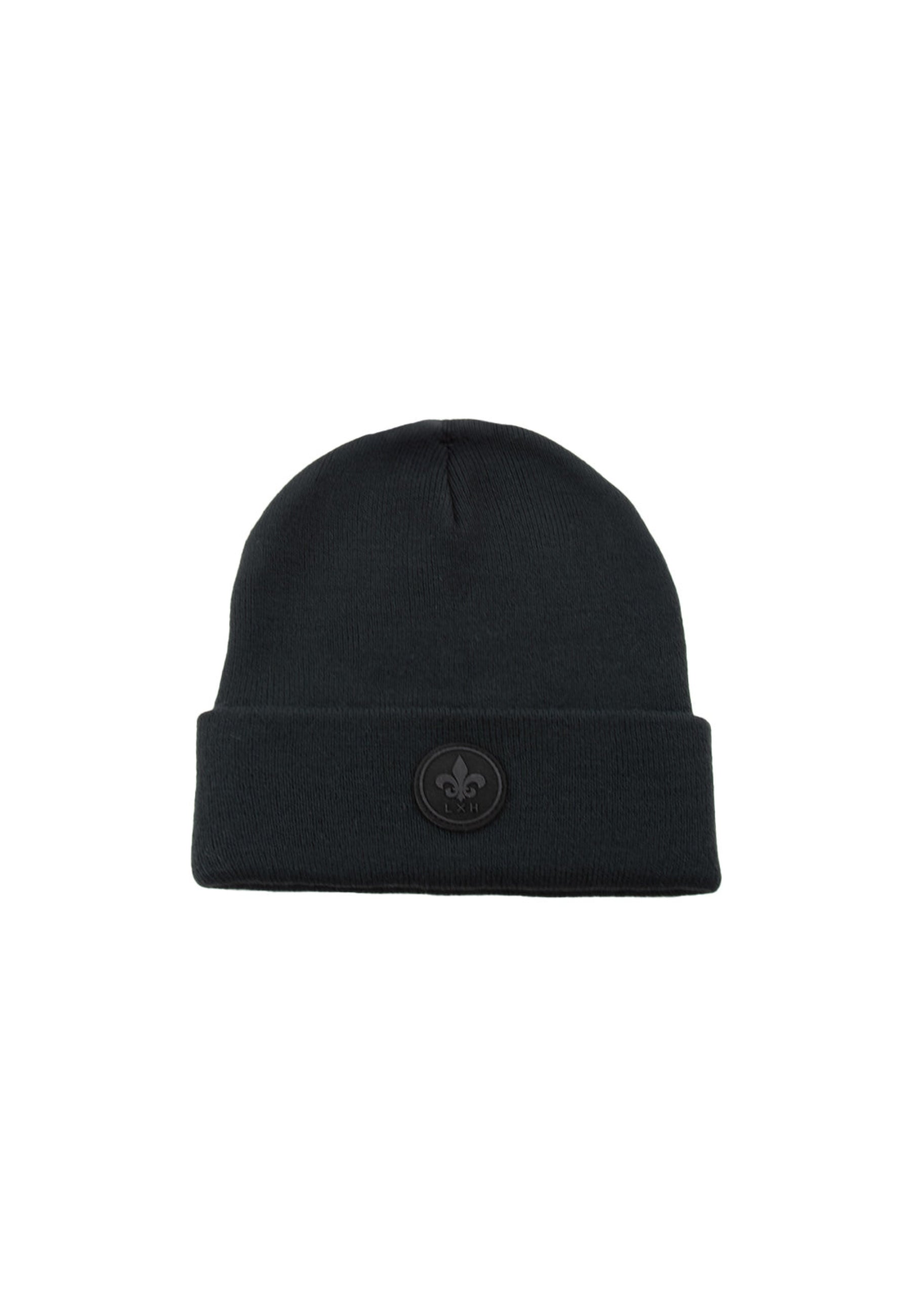 Bonnet Maille Fine in Noir caps LXH