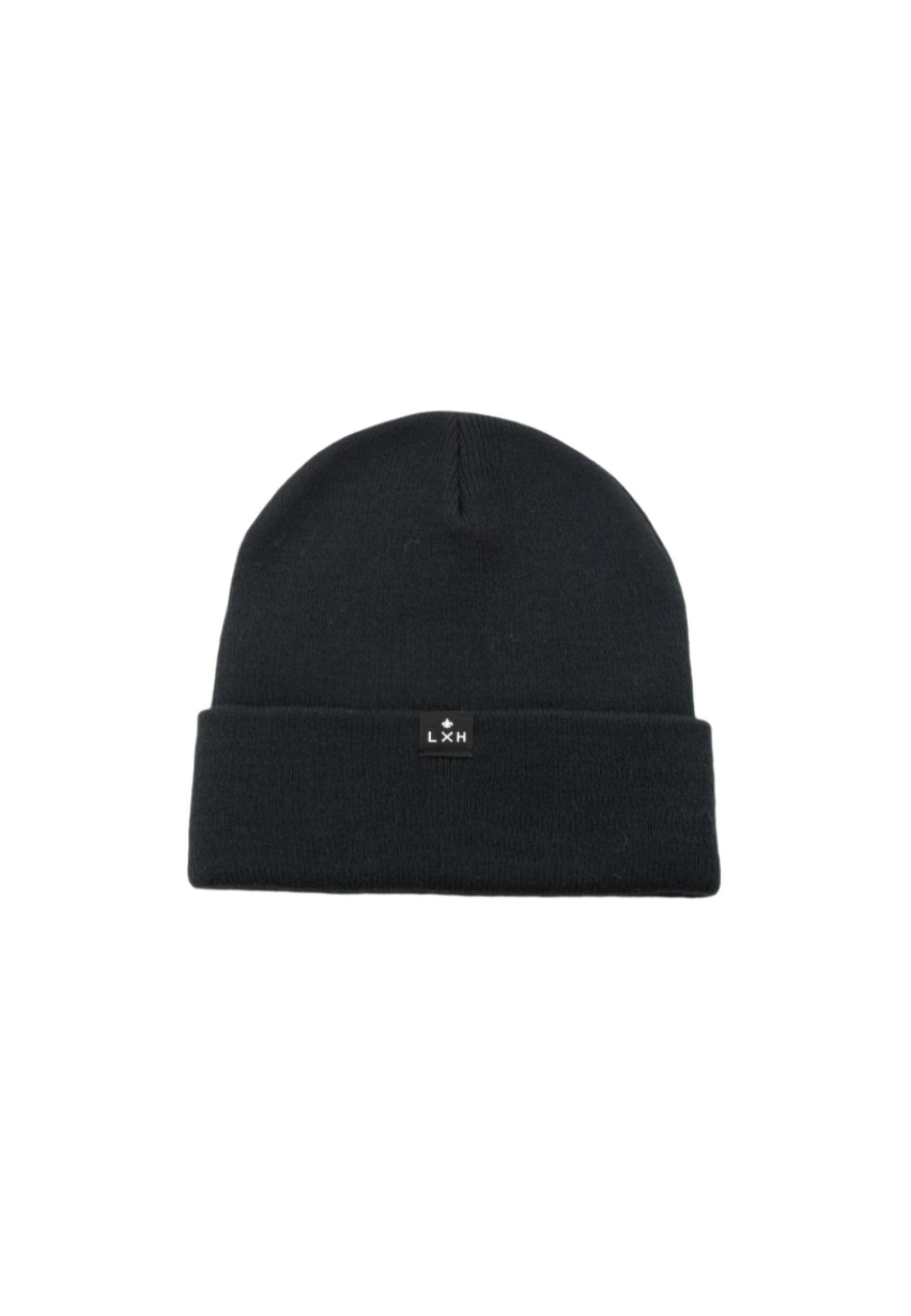 Bonnet Maille Fine in Noir caps LXH