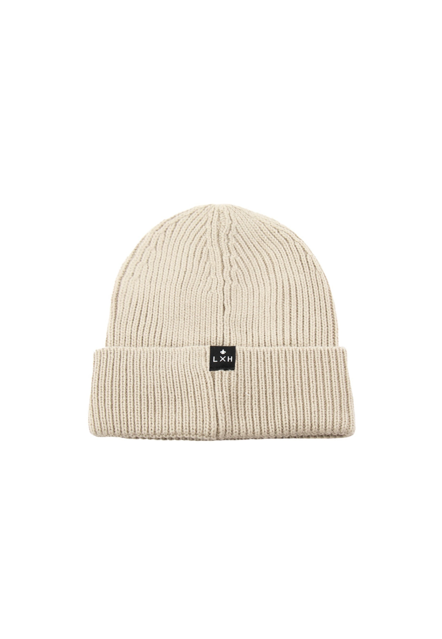 Bonnet Maille Épaisse in beige Caps LXH