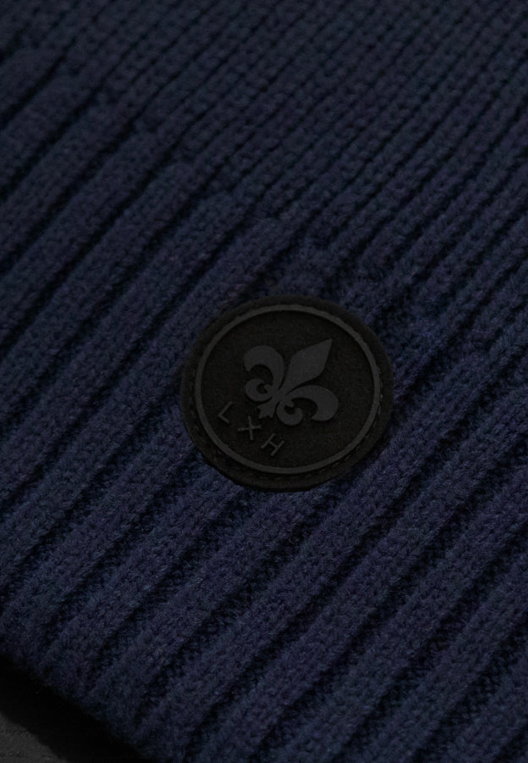 Écharpe Maille épaisse in Navy Scarves LXH
