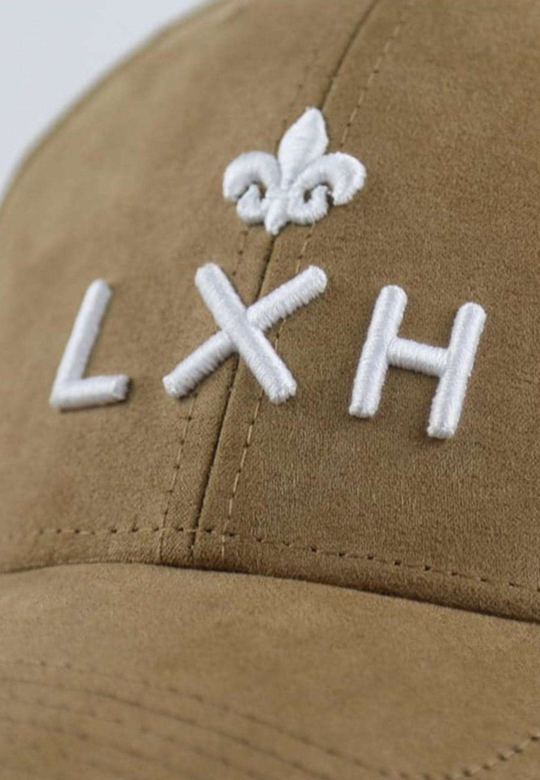 Casquette Suédine - Genève in Camel Caps LXH