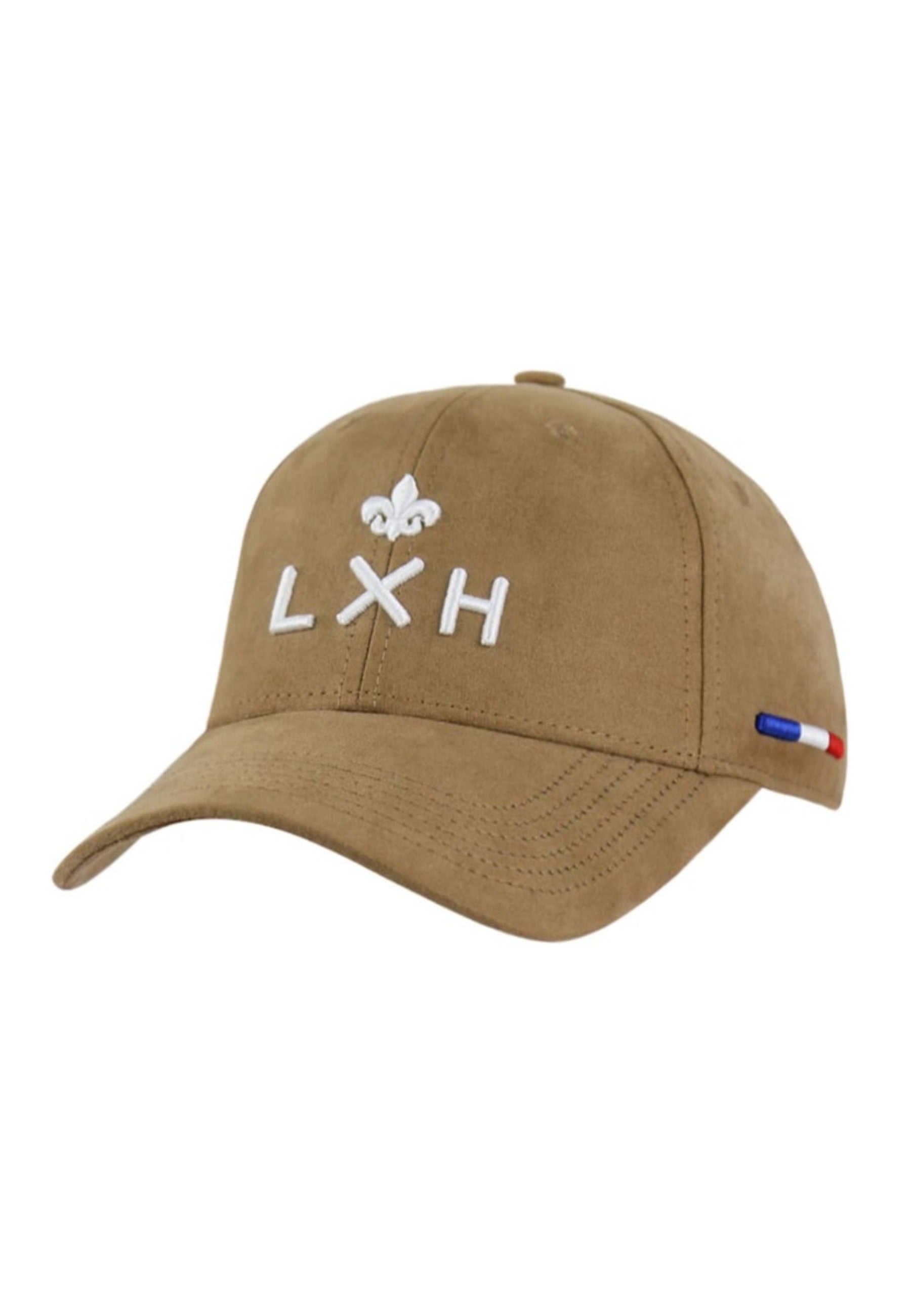 Casquette Suédine - Genève in Camel Caps LXH