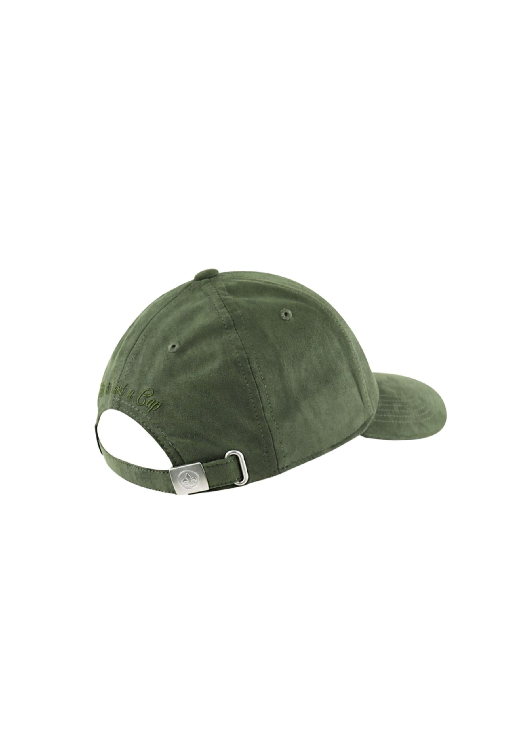 Casquette Suédine in Full Kaki Caps LXH