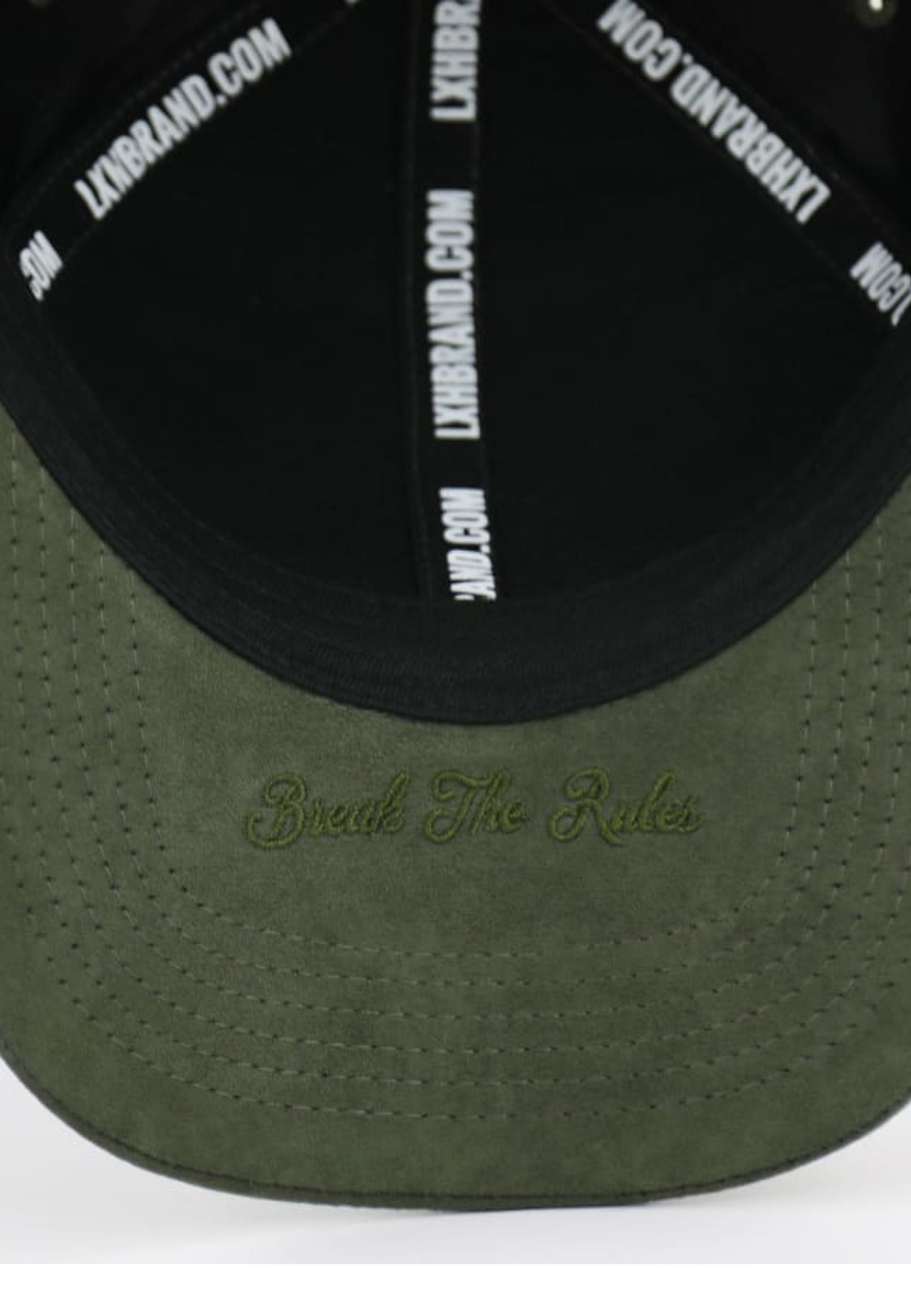 Casquette Suédine in Full Kaki Caps LXH