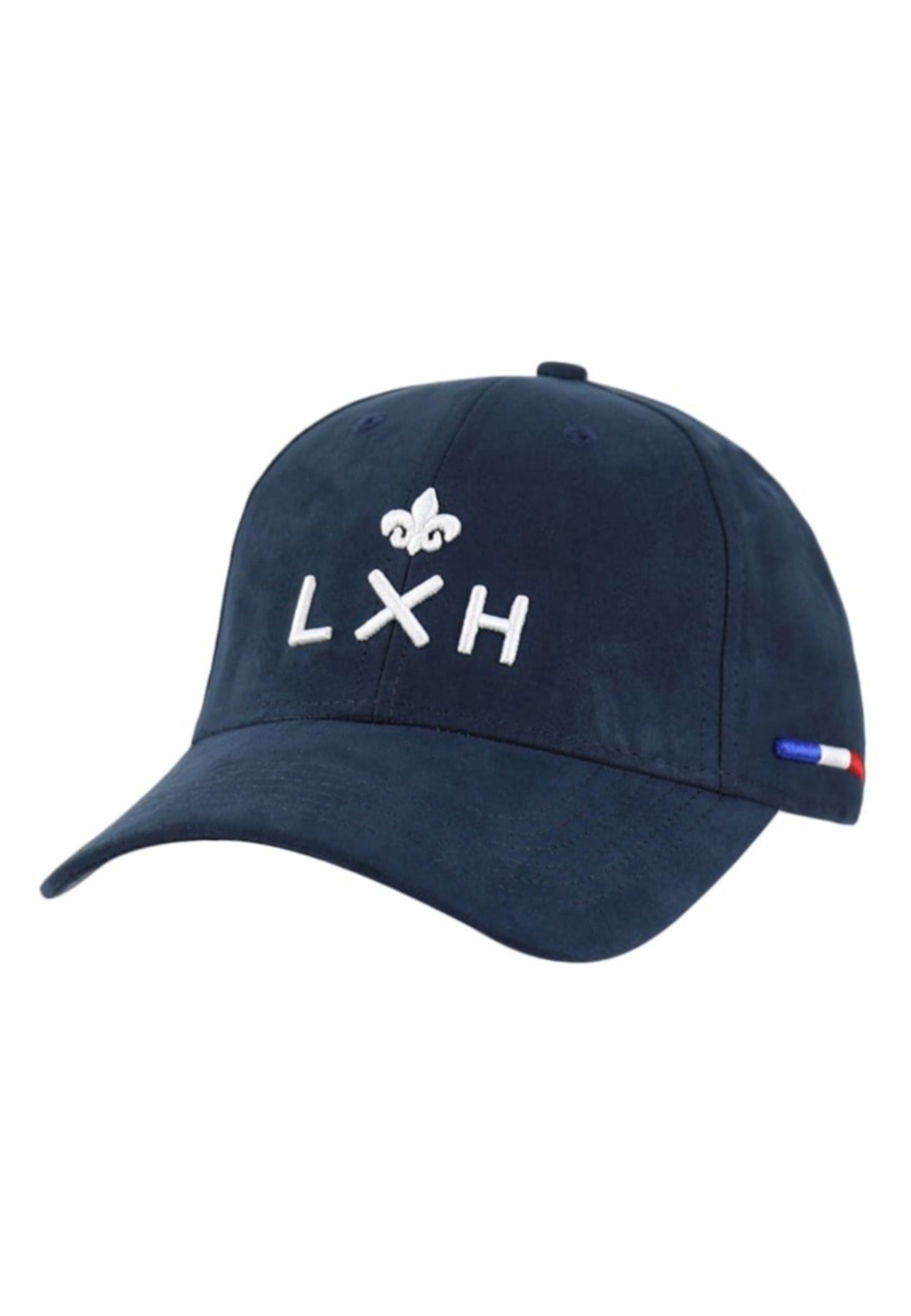 Casquette Suédine - Genève in Bleu Marine Caps LXH