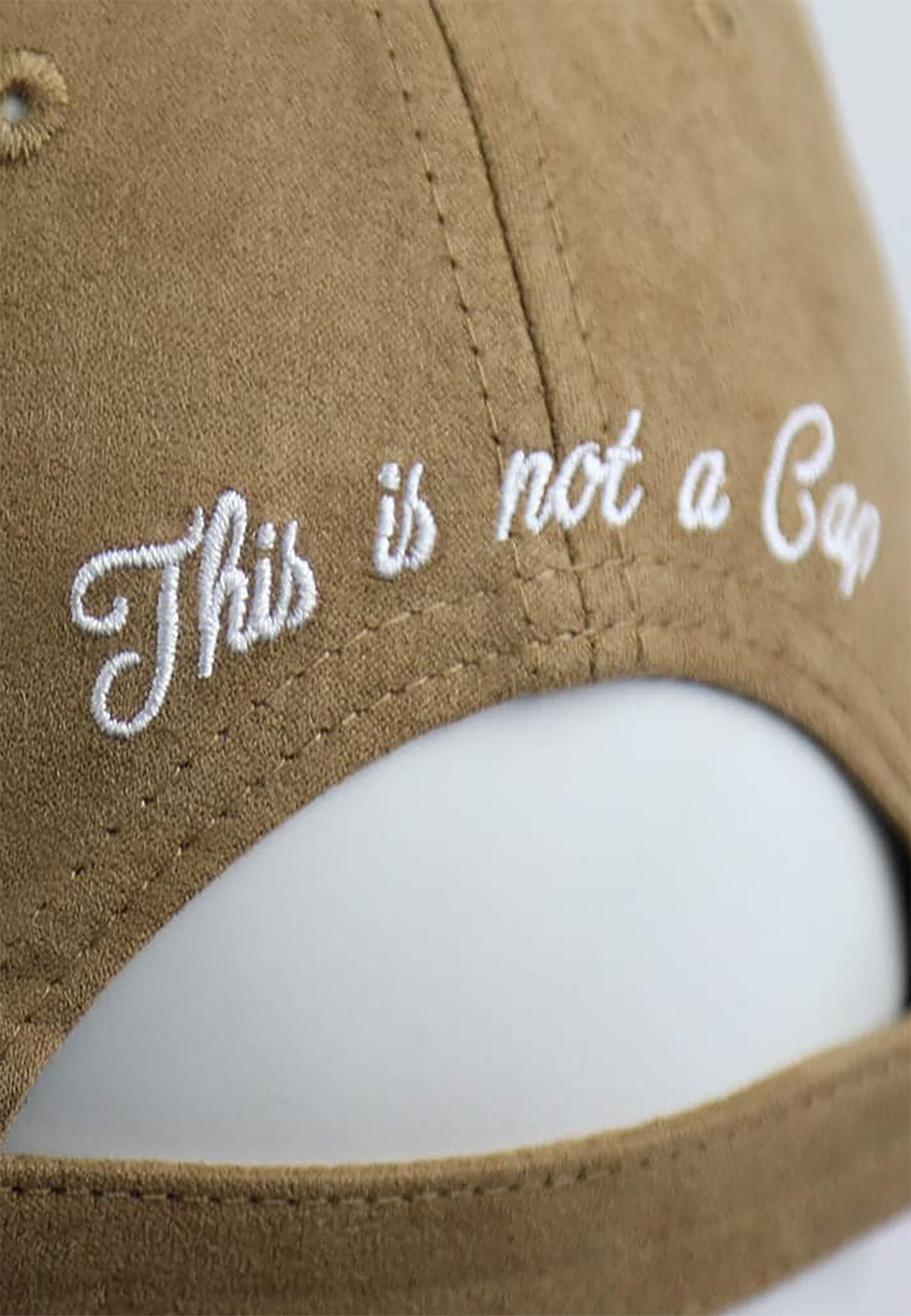 Casquette Suédine - Genève in Camel Caps LXH