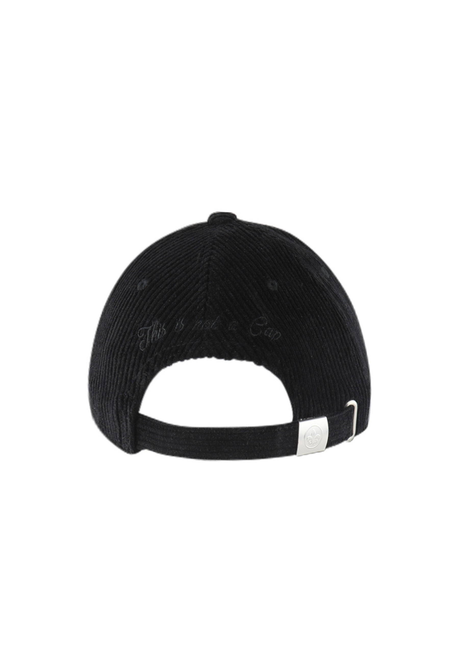 Casquette Velours Côtelé in Noir Caps LXH