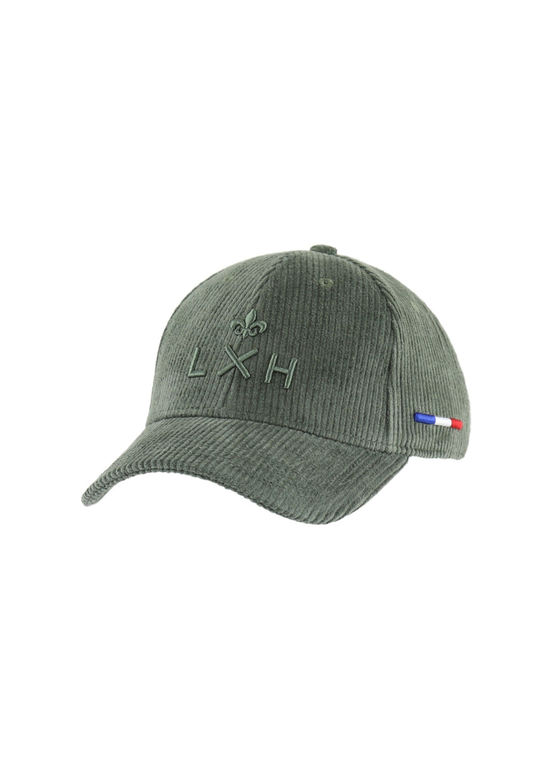 Casquette Velours Côtelé in Vert Forêt Caps LXH