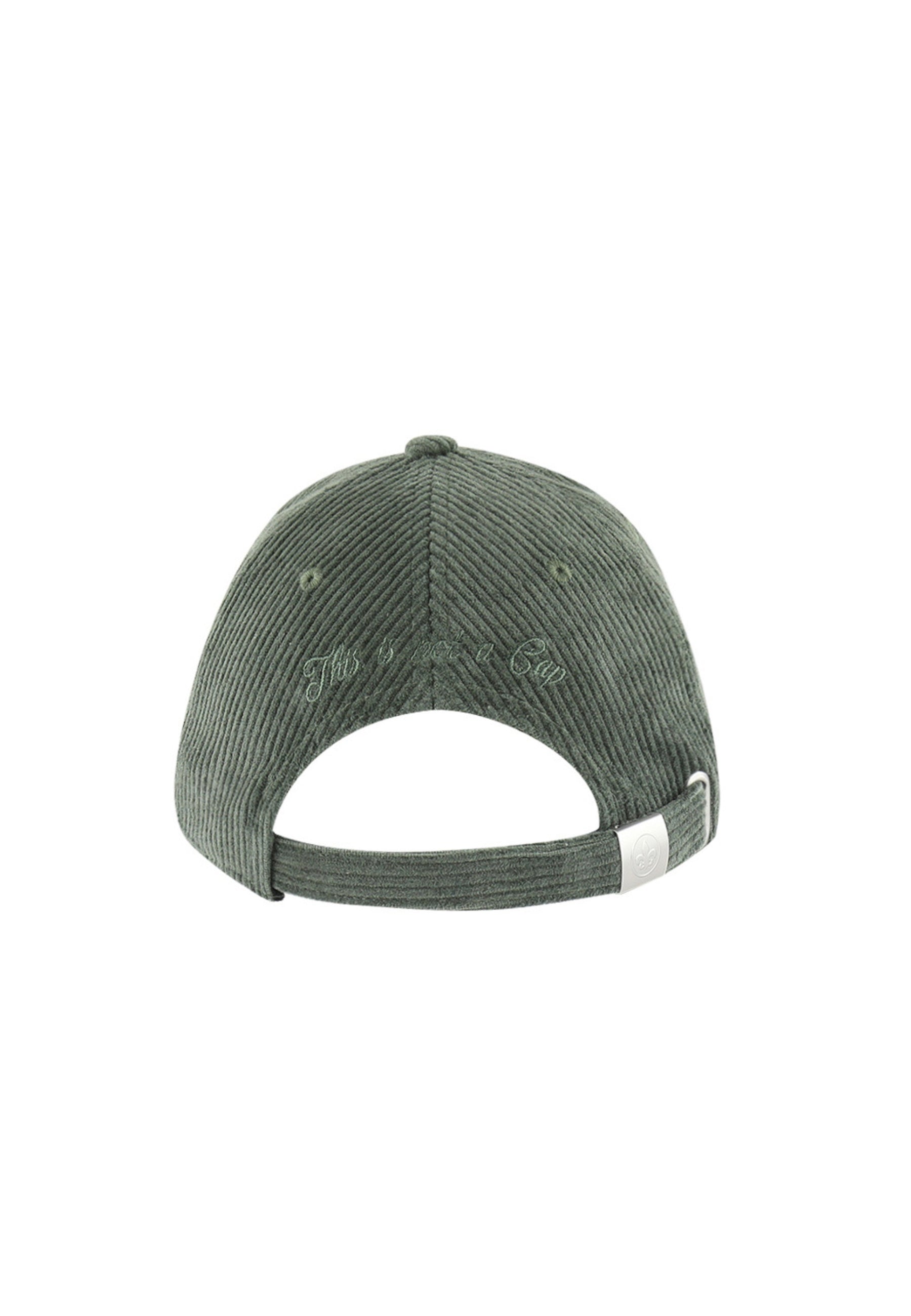 Casquette Velours Côtelé in Vert Forêt Caps LXH