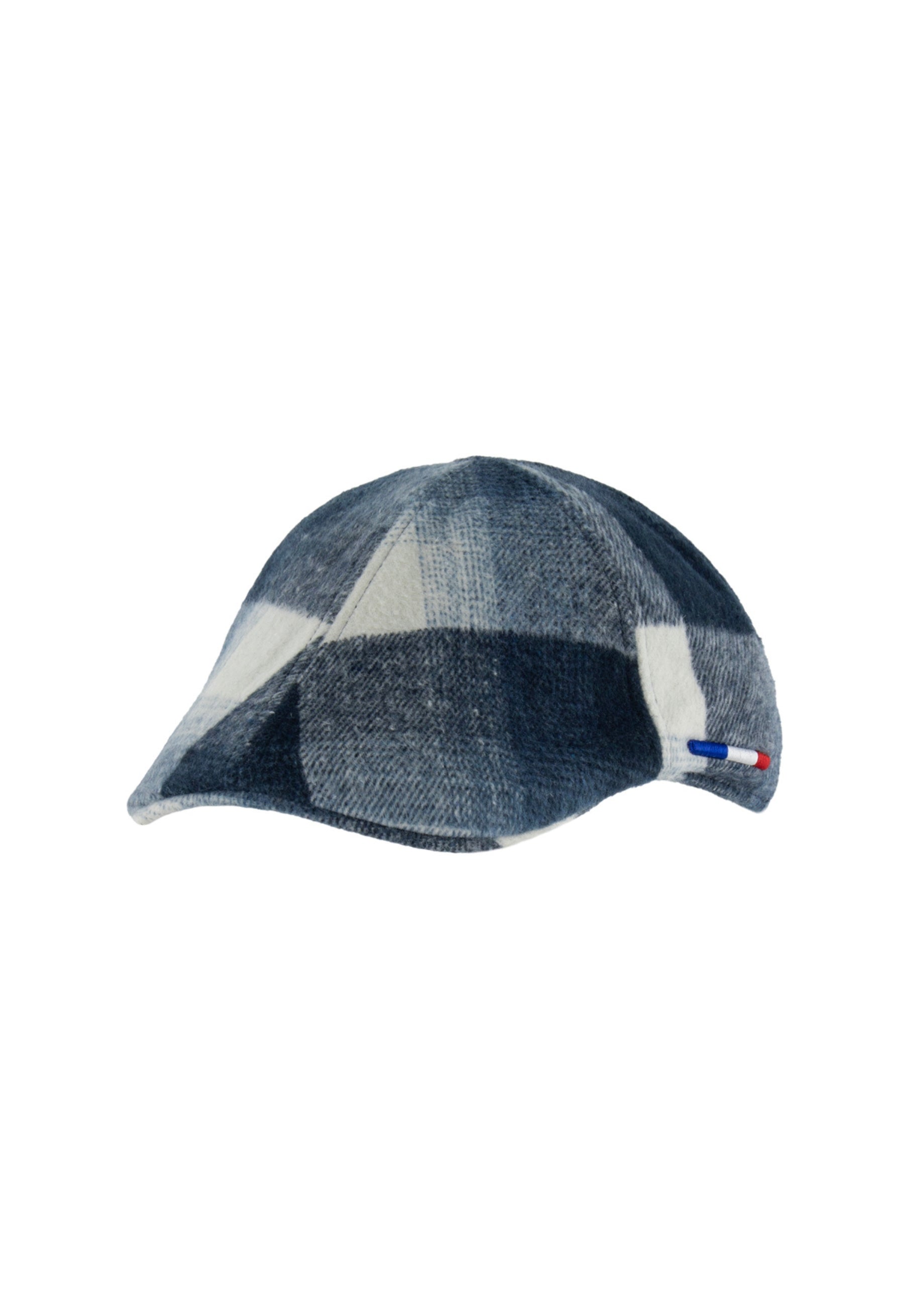 Bérêt Tartan Bicolor in Bleu Caps LXH