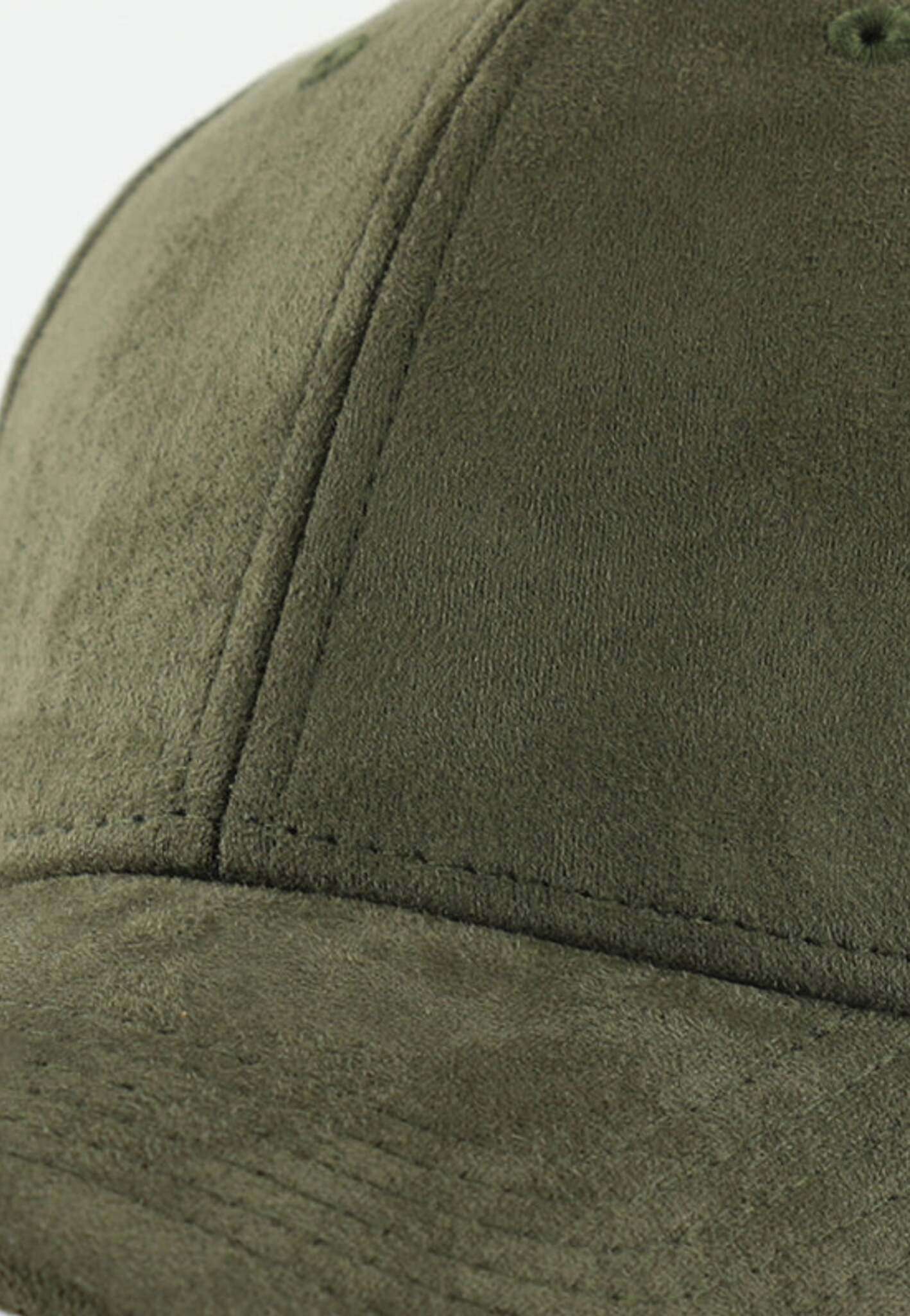 Casquette Suédine in Kaki Caps LXH