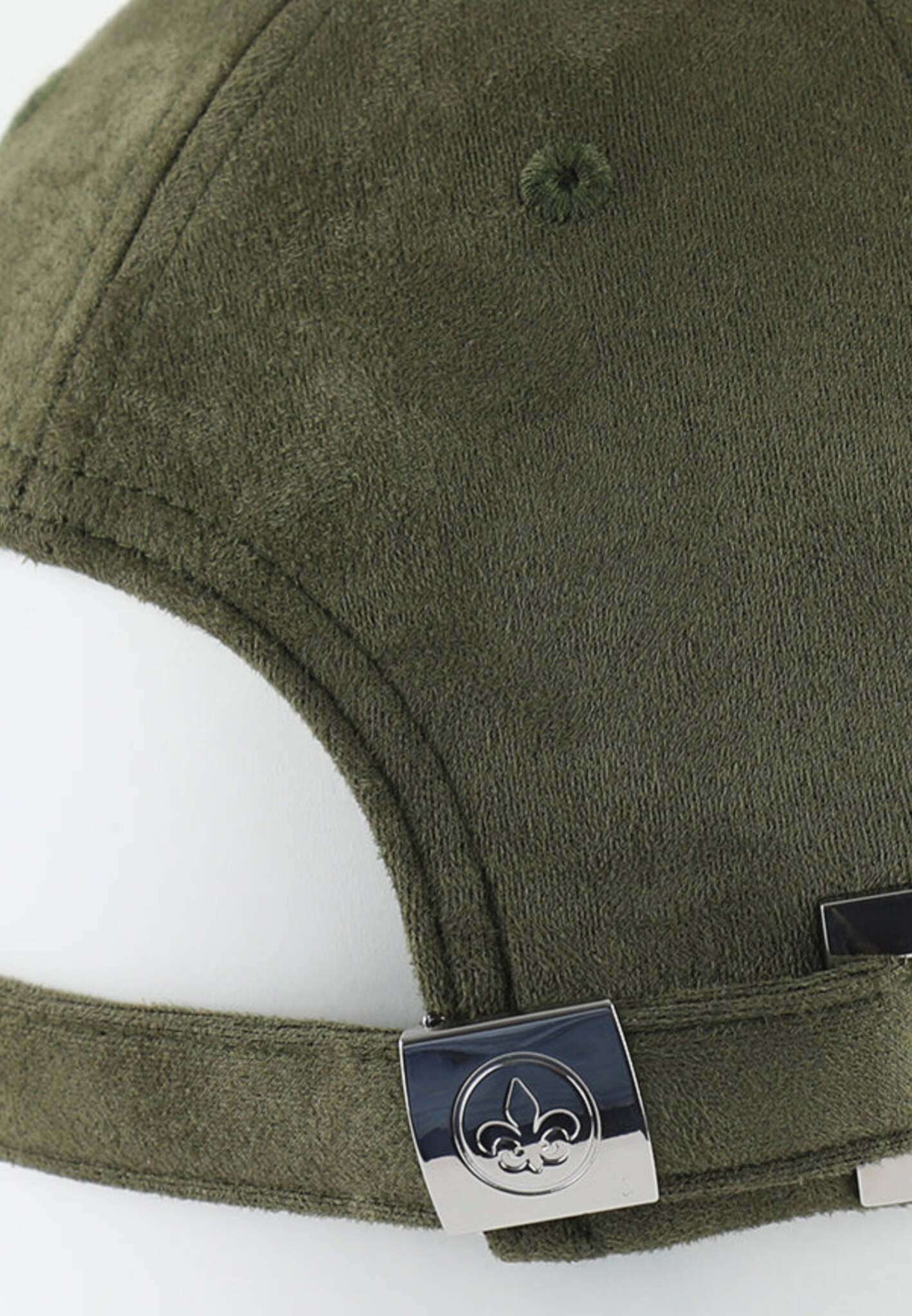 Casquette Suédine in Kaki Caps LXH