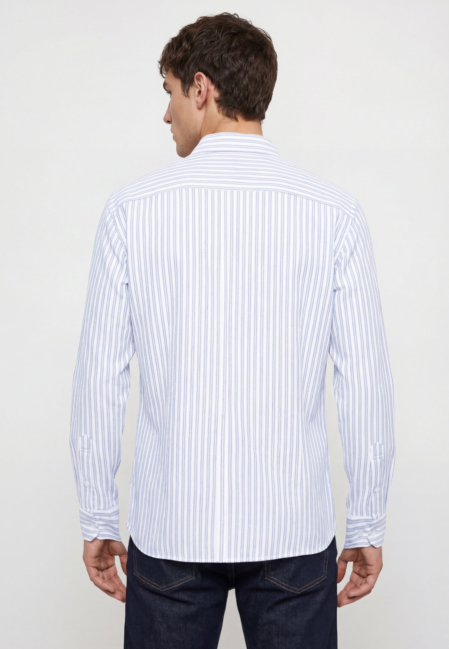 Striped shirt in vintage indigo Stripe shirts Mavi