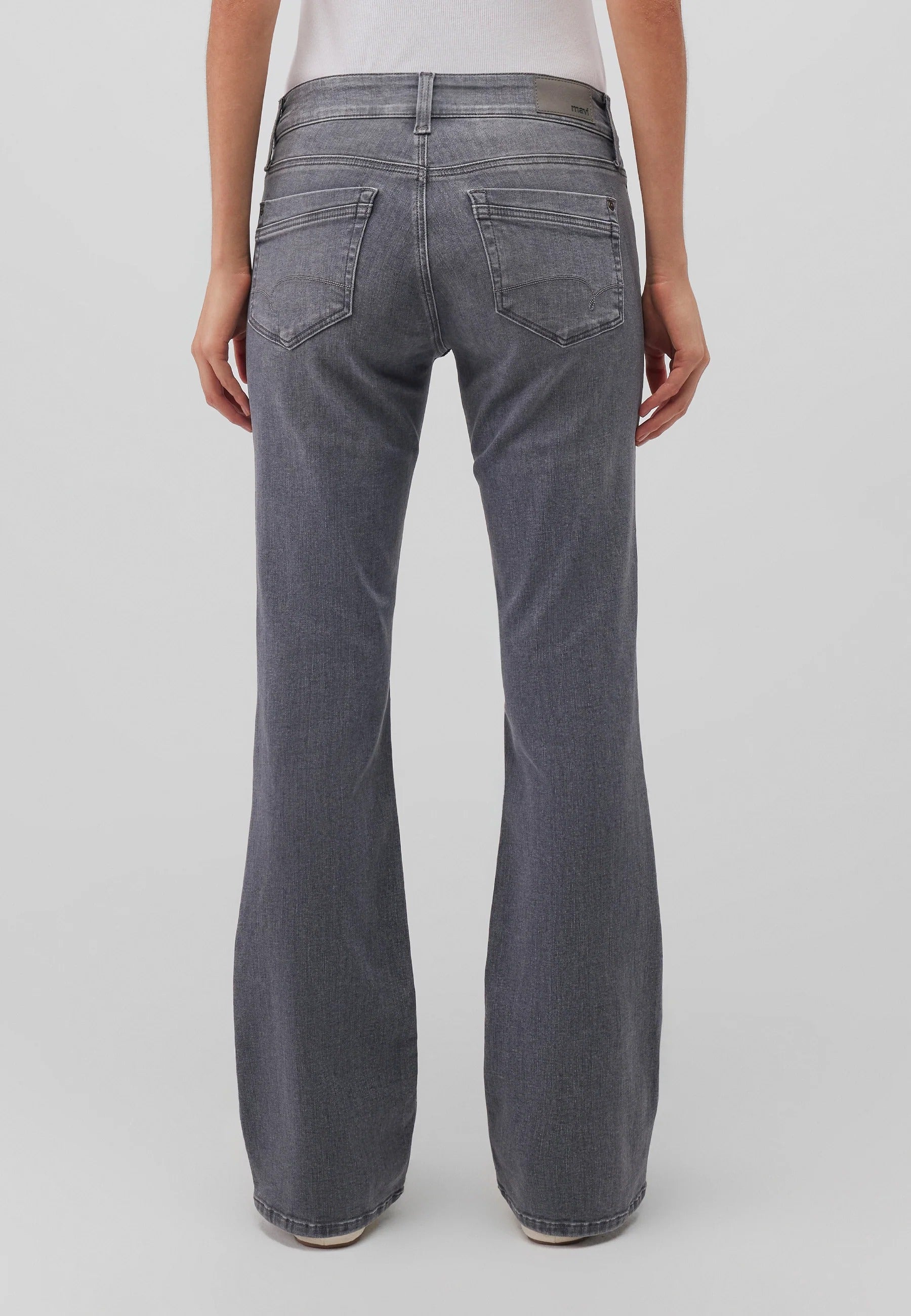 Bella in Grey Brushed Venice Jeans Mavi